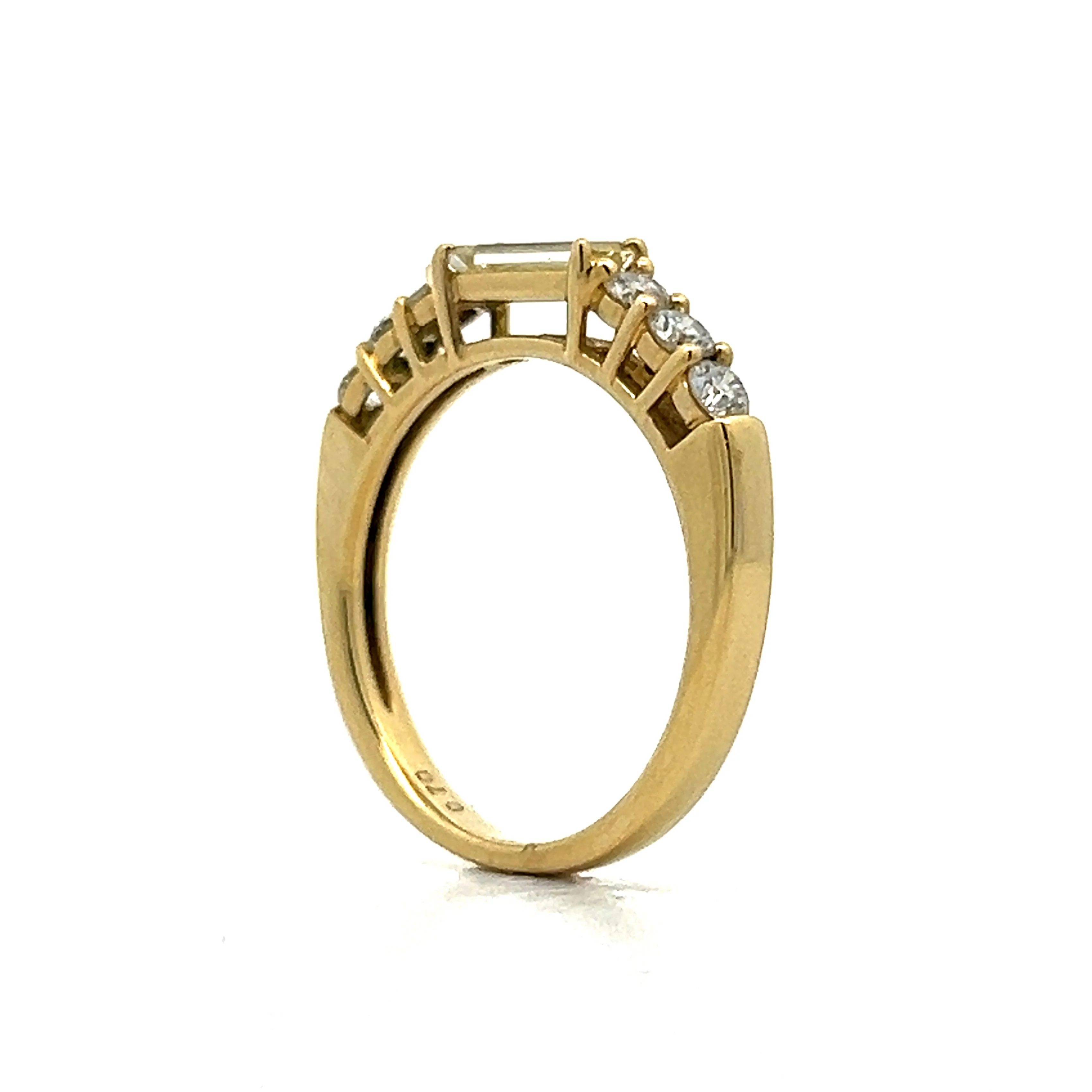 .43 Baguette Diamond Stacking Ring in 18k Yellow Gold - Image 5