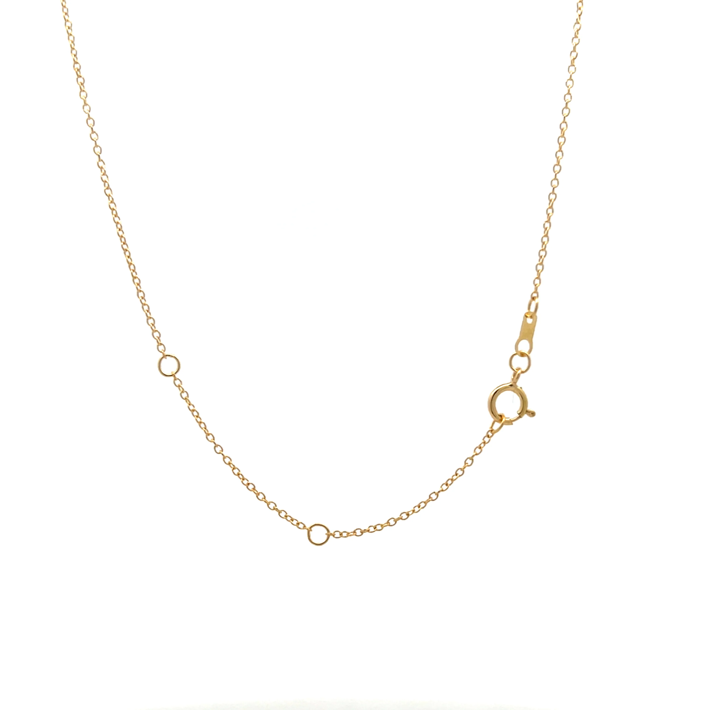 .43 Diamond Heart Shaped Pendant in 18k Yellow Gold - Image 4