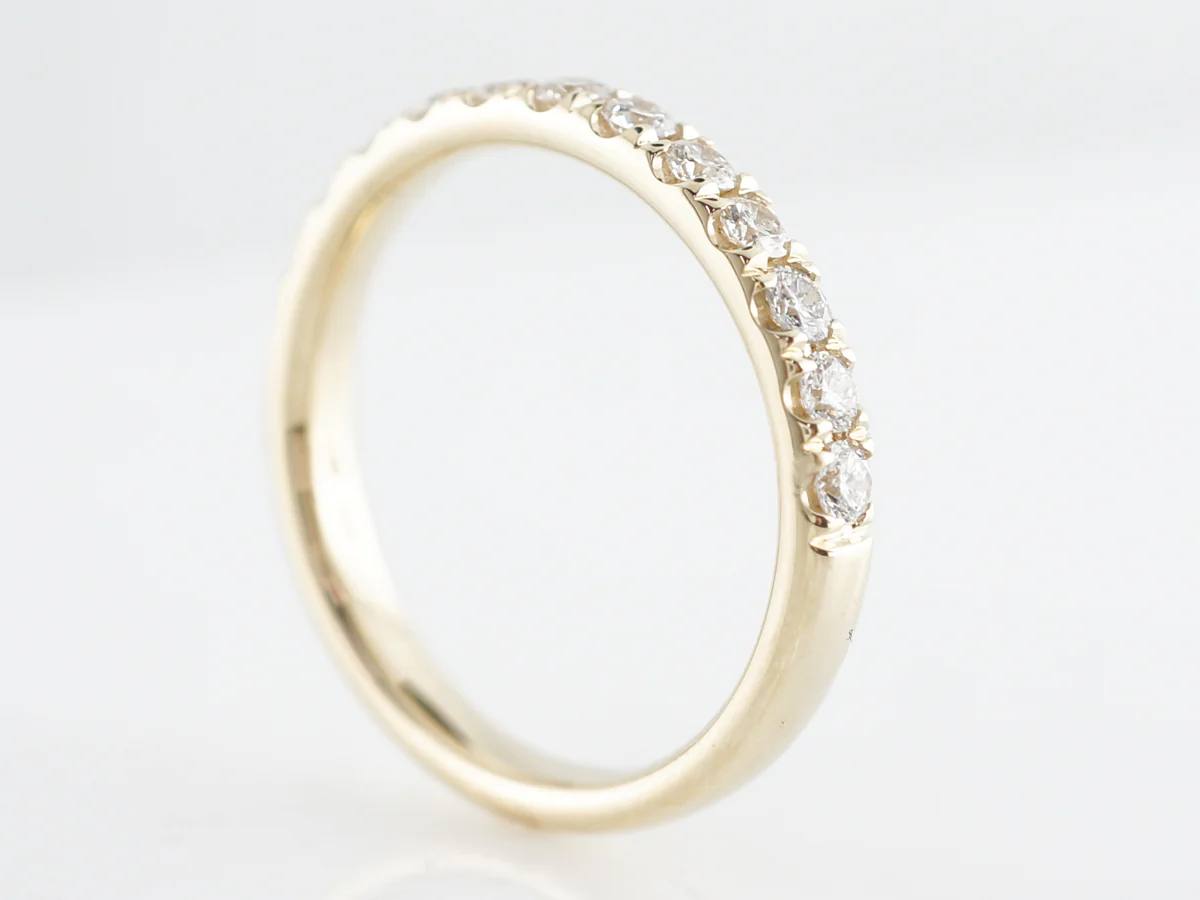 .46 Diamond Wedding Band in 14k Yellow Gold - Image 5