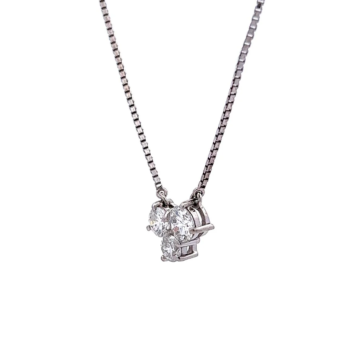 .95 Diamond Pendant Necklace in Platinum - Image 2