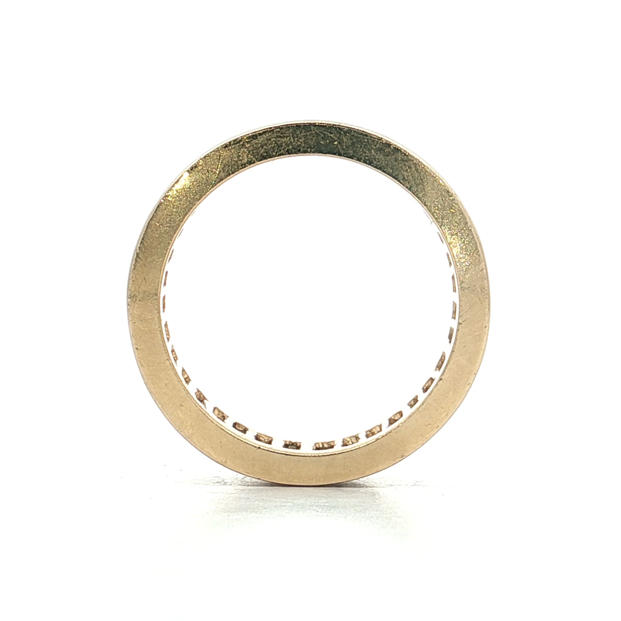 5.20 Baguette Diamond Eternity Band 14k Yellow Gold - Image 5