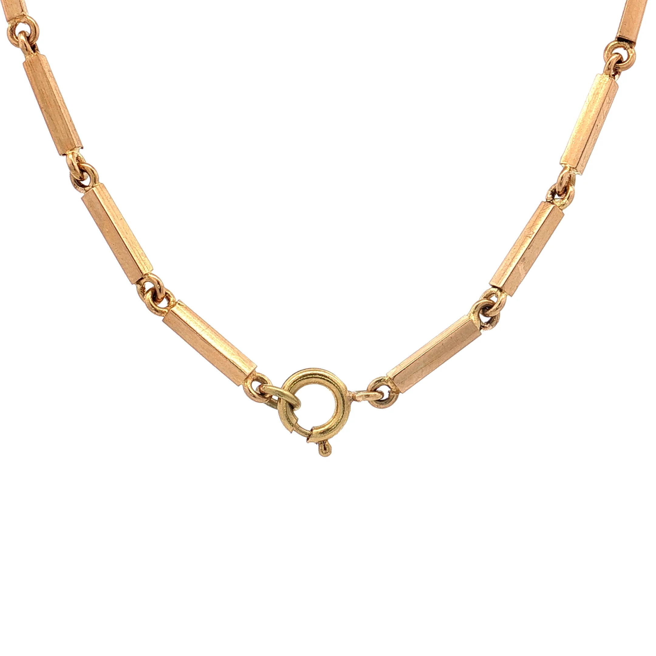 5.22 Pear Diamond Drop Necklace 18k Yellow Gold - Image 4