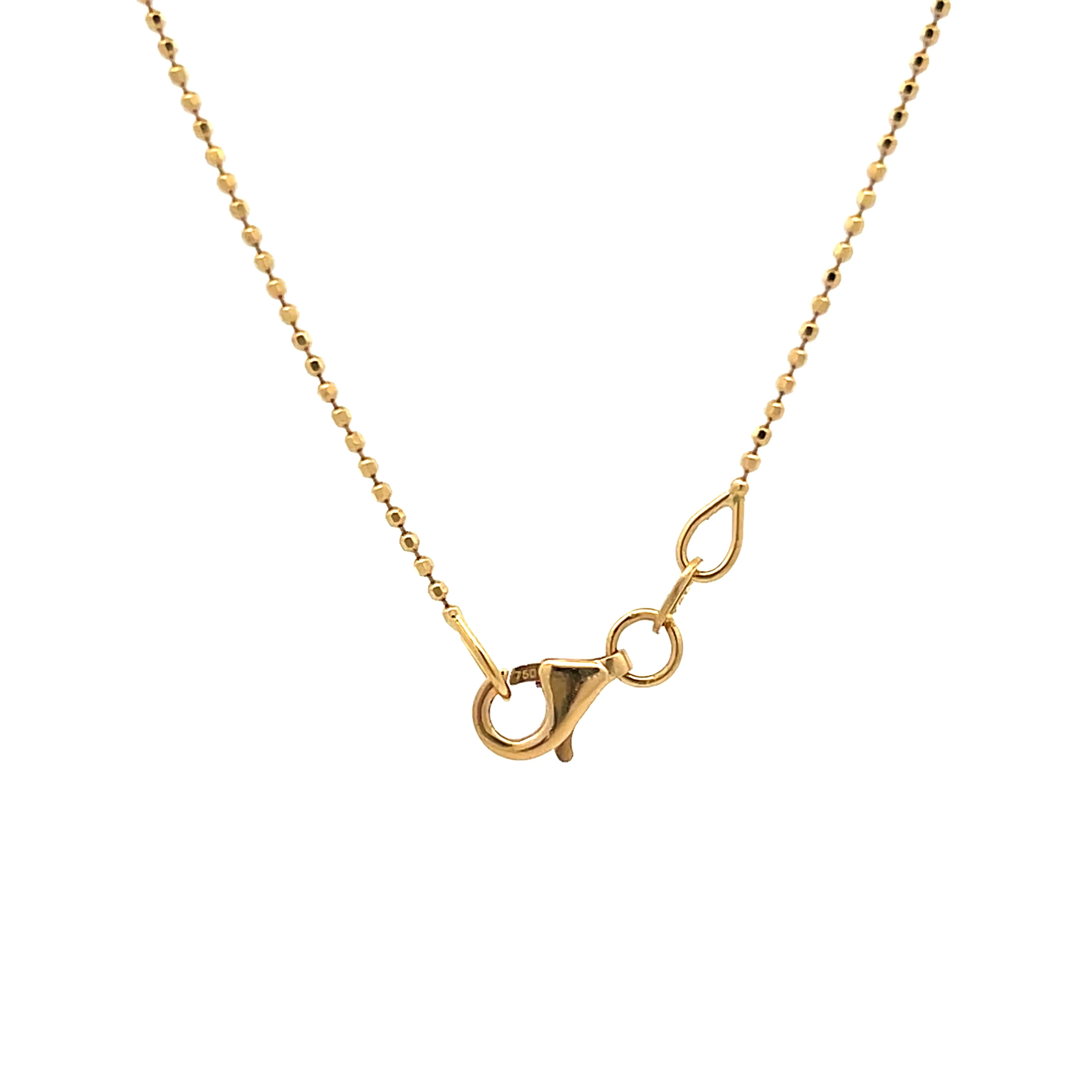 5.90 Emerald Pendant Necklace in 18k Yellow Gold - Image 4