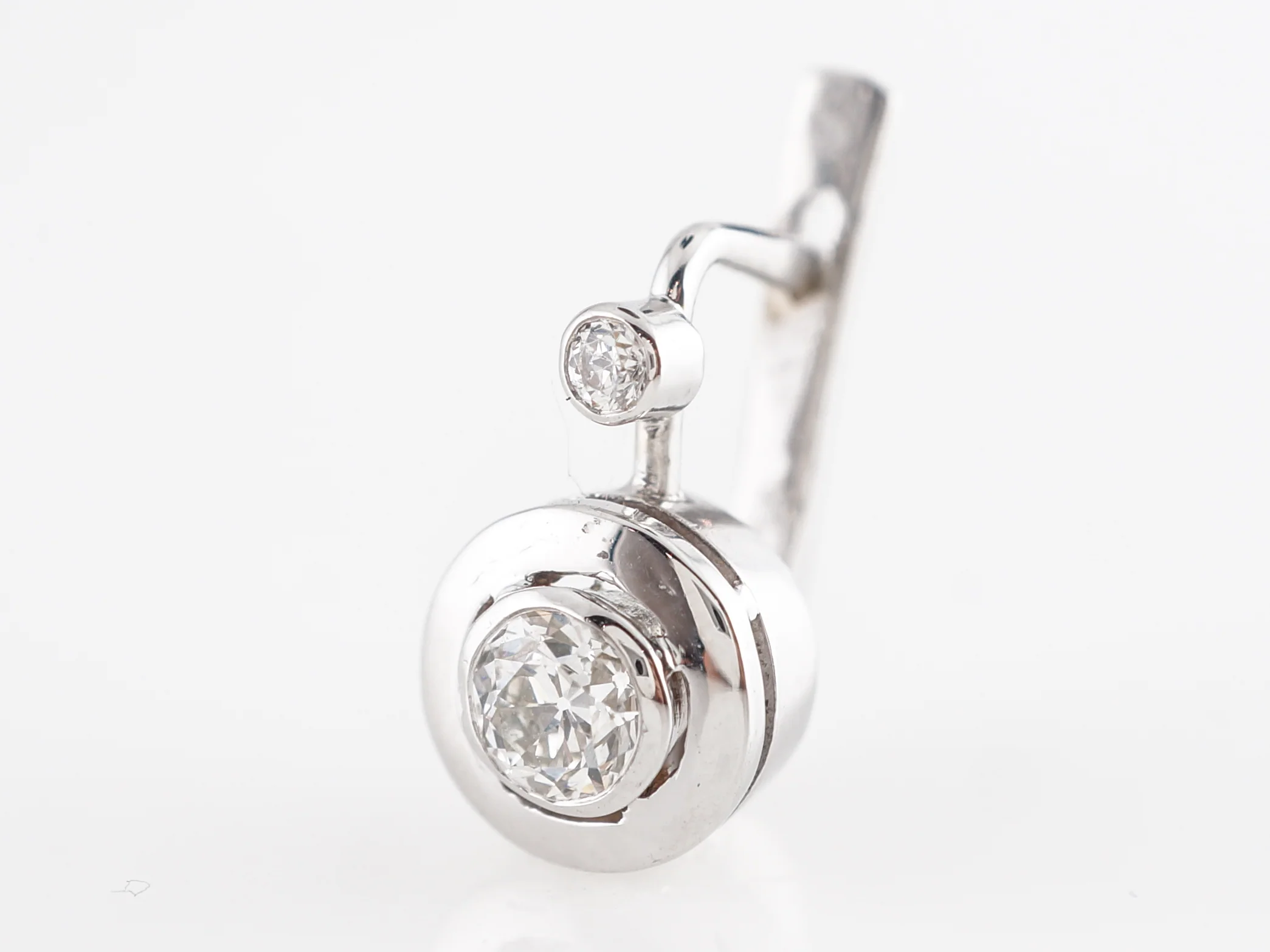 .50 Carat Diamond Earrings in 14k White Gold - Image 4