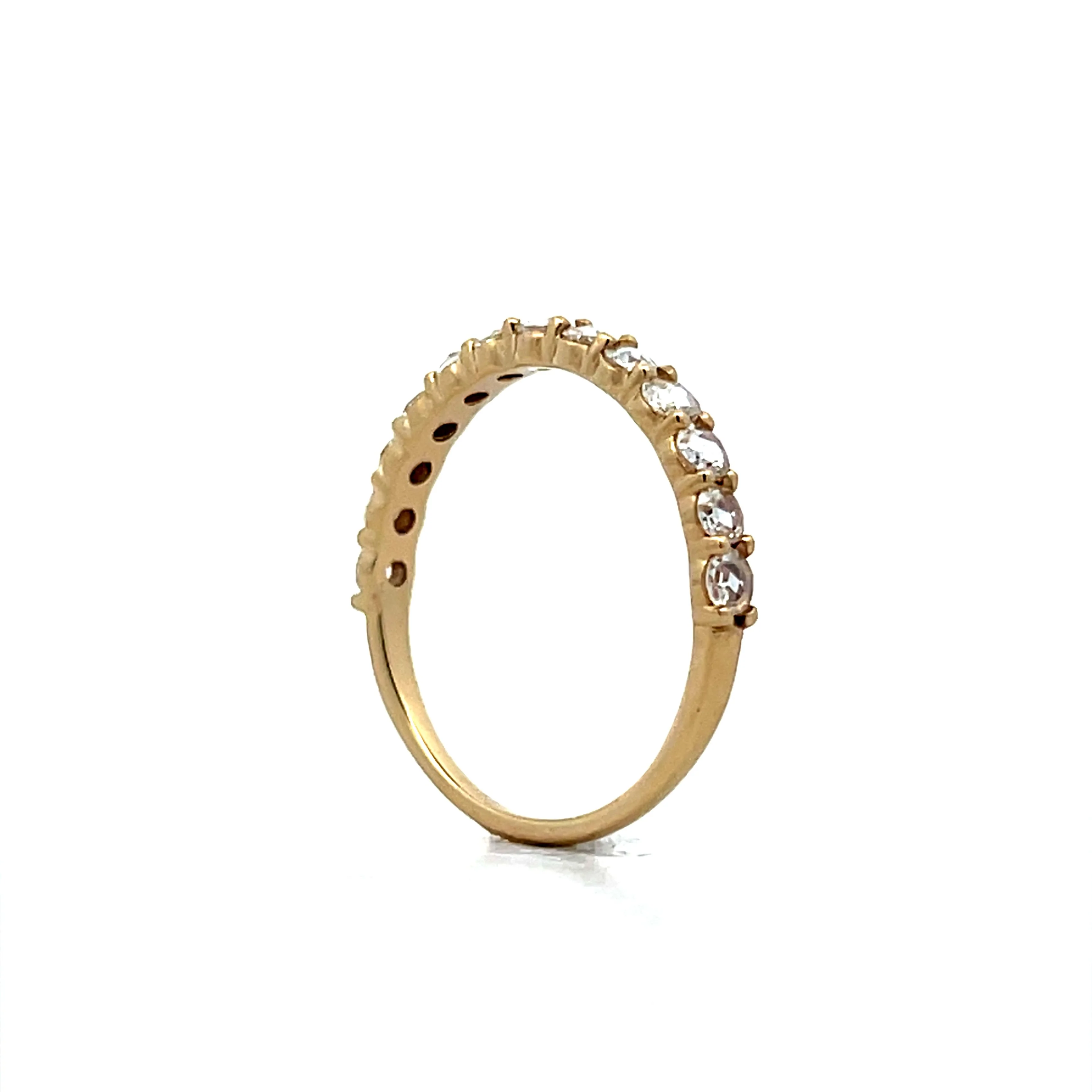 .50 Rose Cut Diamond Wedding Band in 14k - Image 5