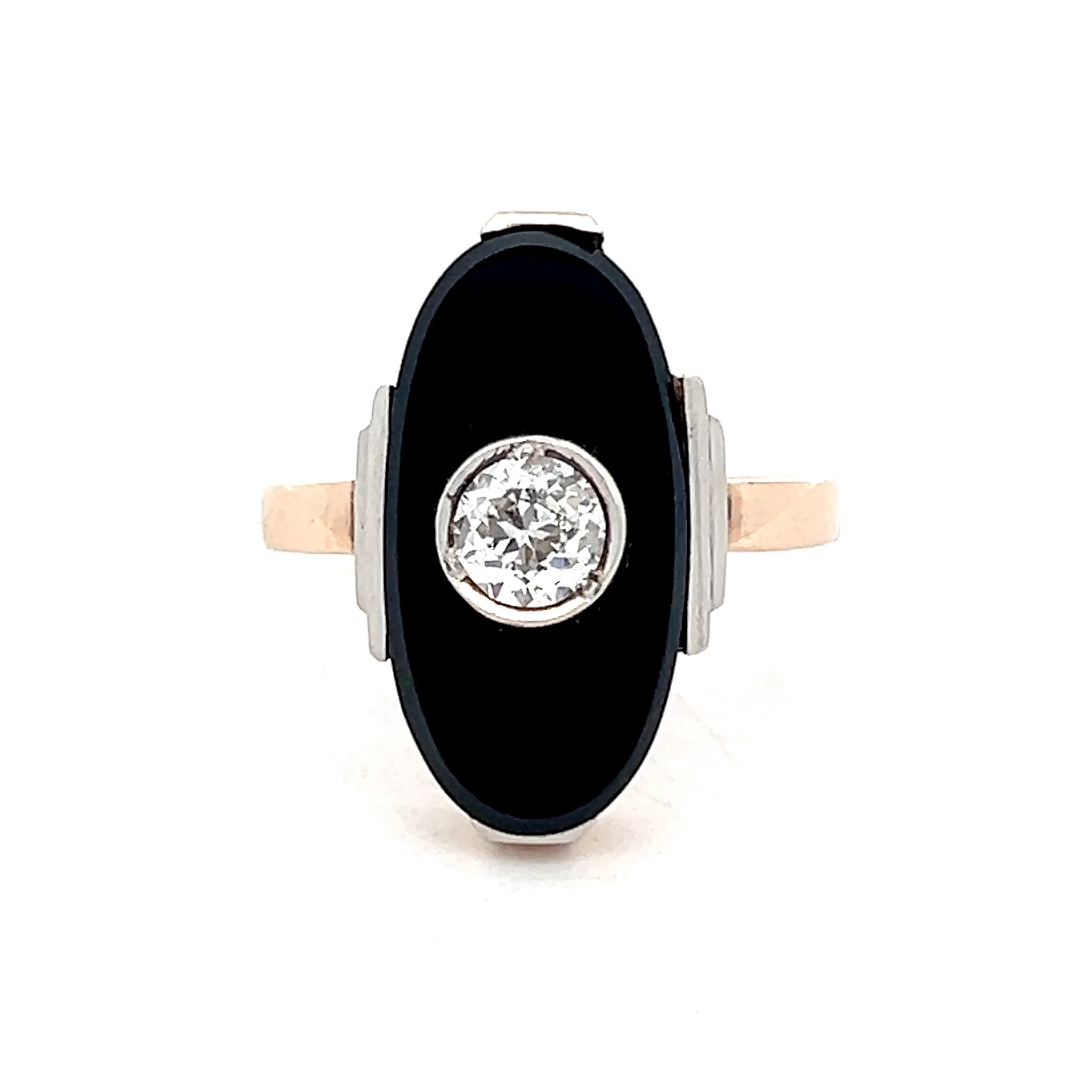 .50 Vintage Art Deco Diamond Cocktail Ring 14k