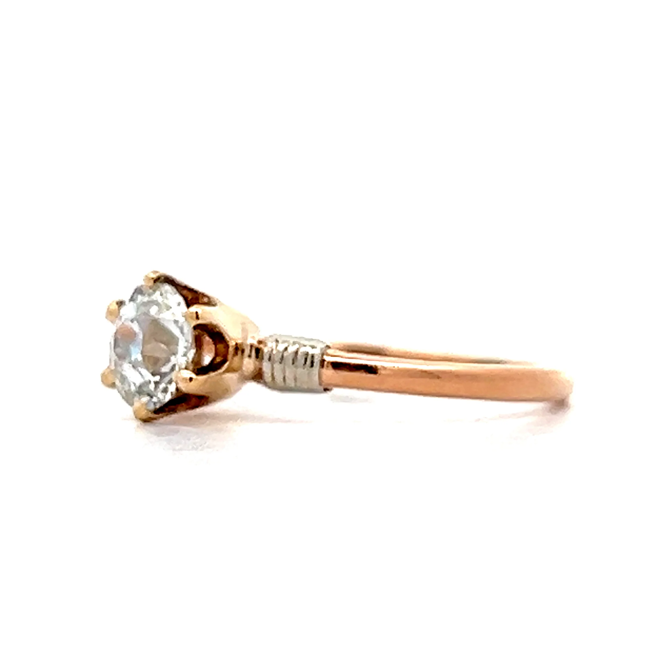 .50 Vintage Victorian Diamond Engagement Ring 14k - Image 2