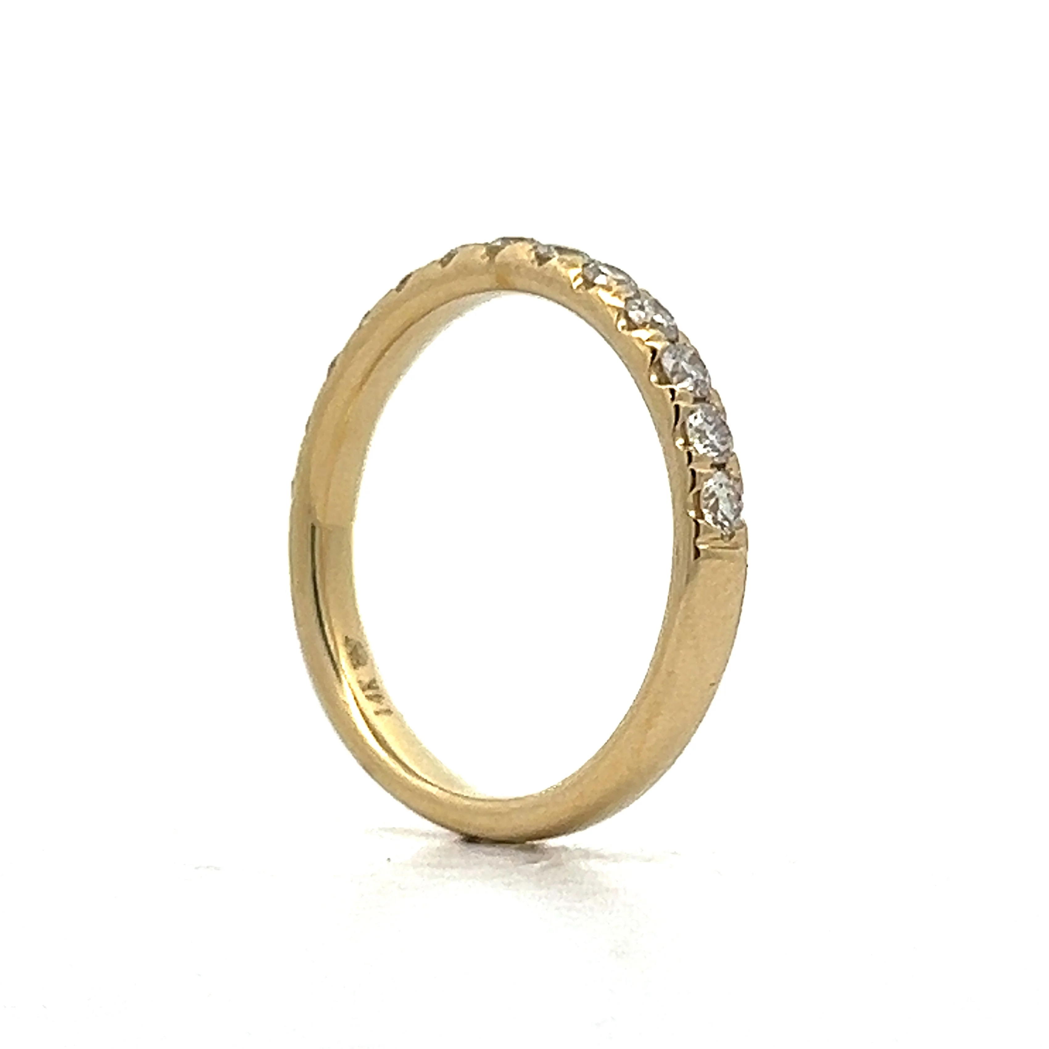 .51 Carat Diamond Wedding Band in Yellow Gold - Image 4