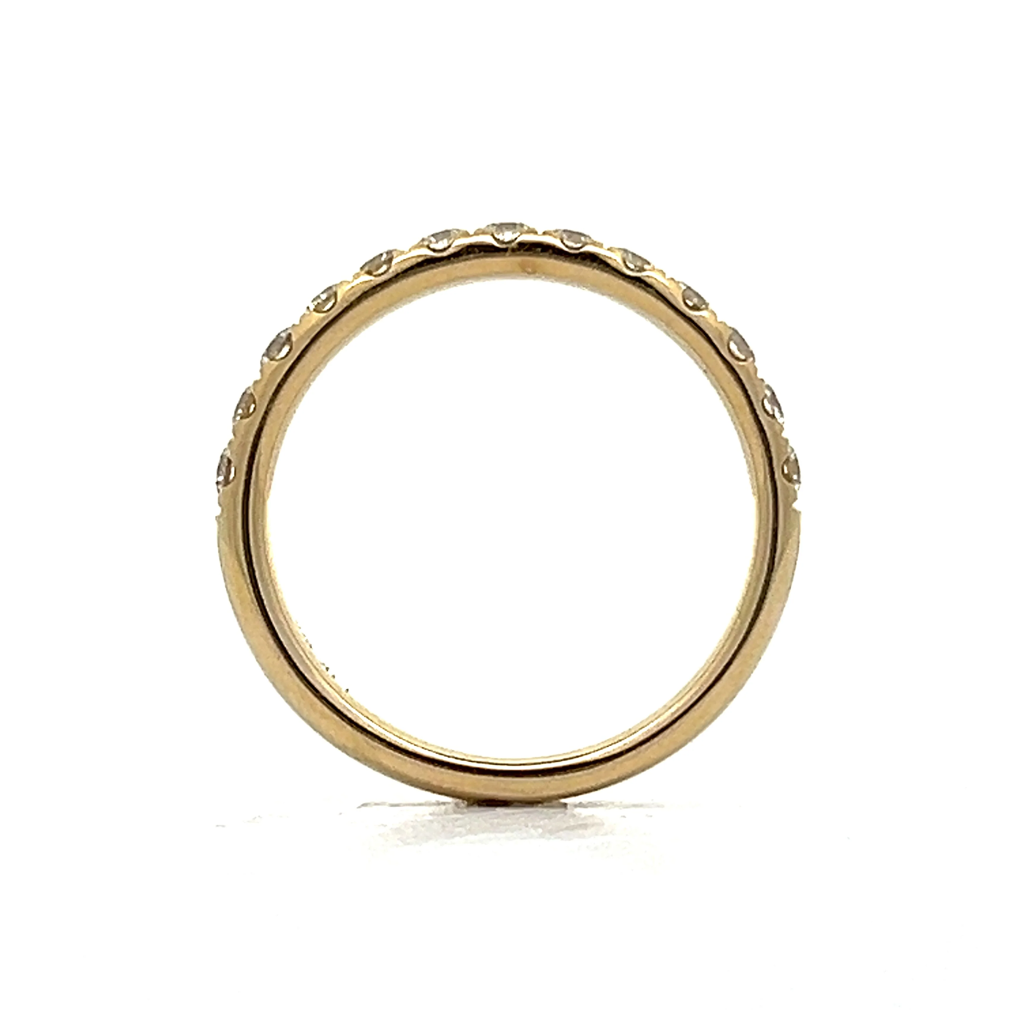 .51 Carat Diamond Wedding Band in Yellow Gold - Image 5