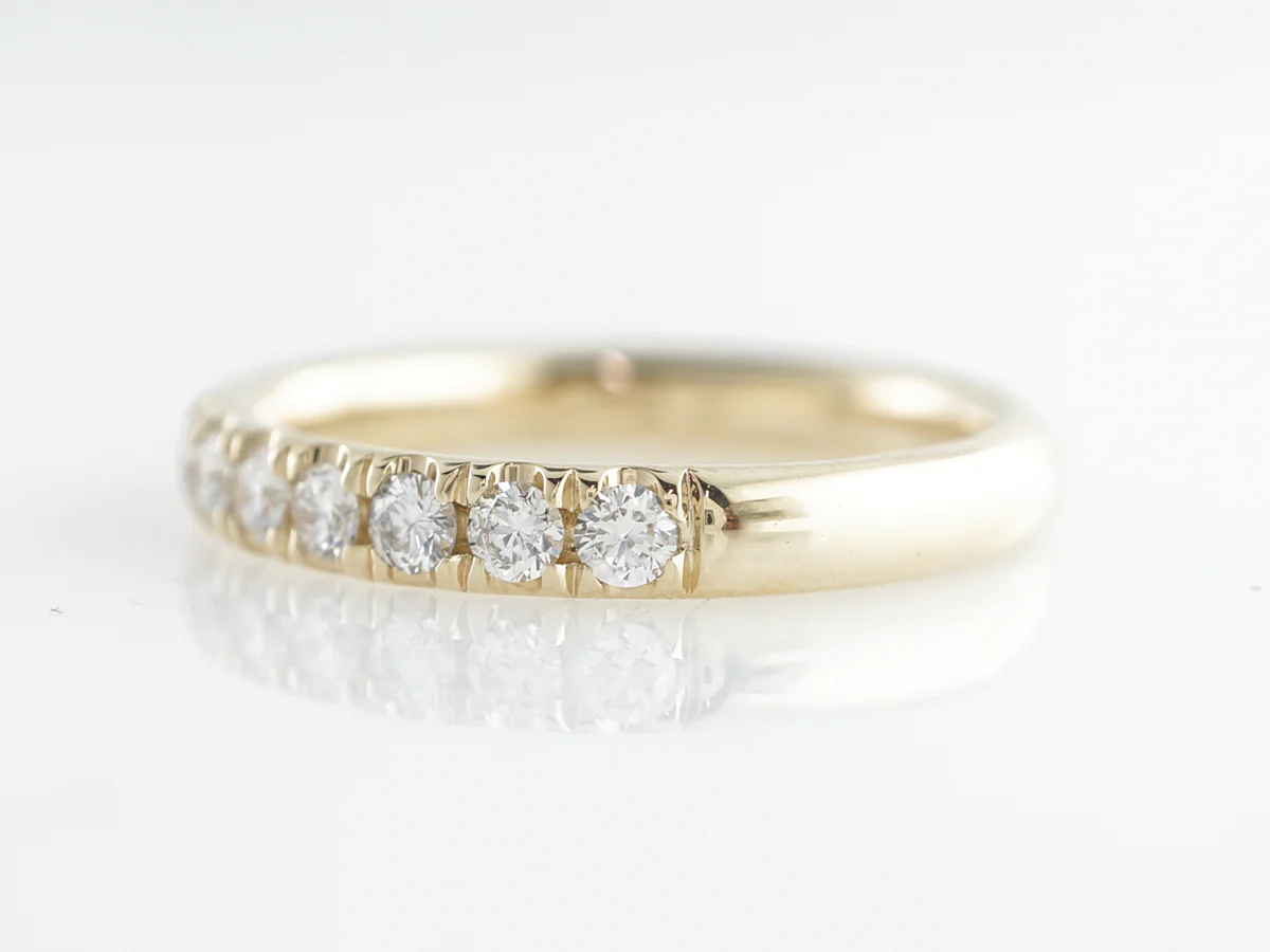 .52 Diamond Wedding Band in 14k Yellow Gold - Image 2
