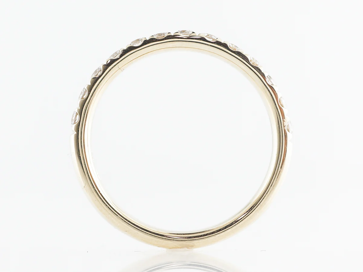 .52 Diamond Wedding Band in 14k Yellow Gold - Image 4