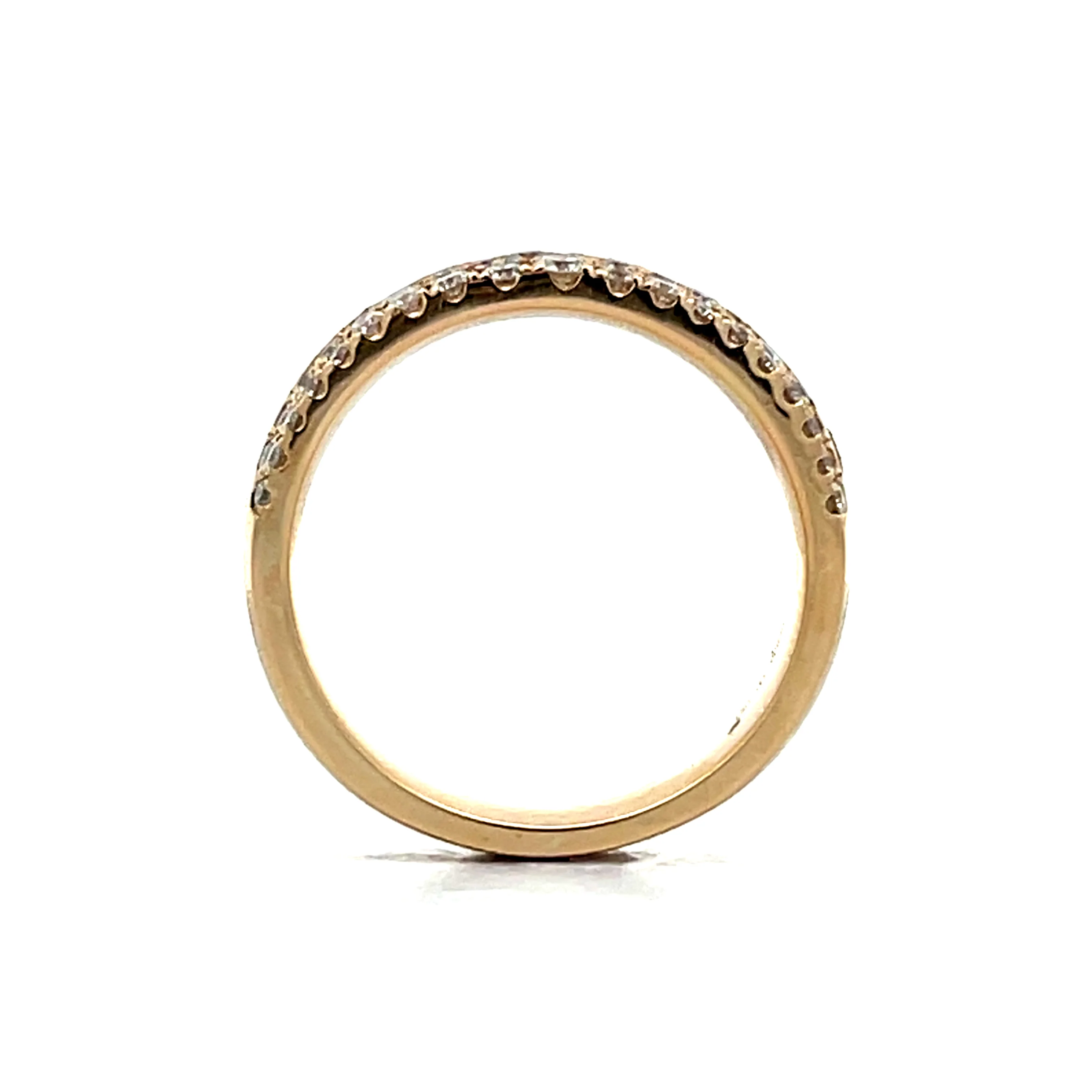 .52 Pave Flush Set Diamond Band in 14k - Image 4