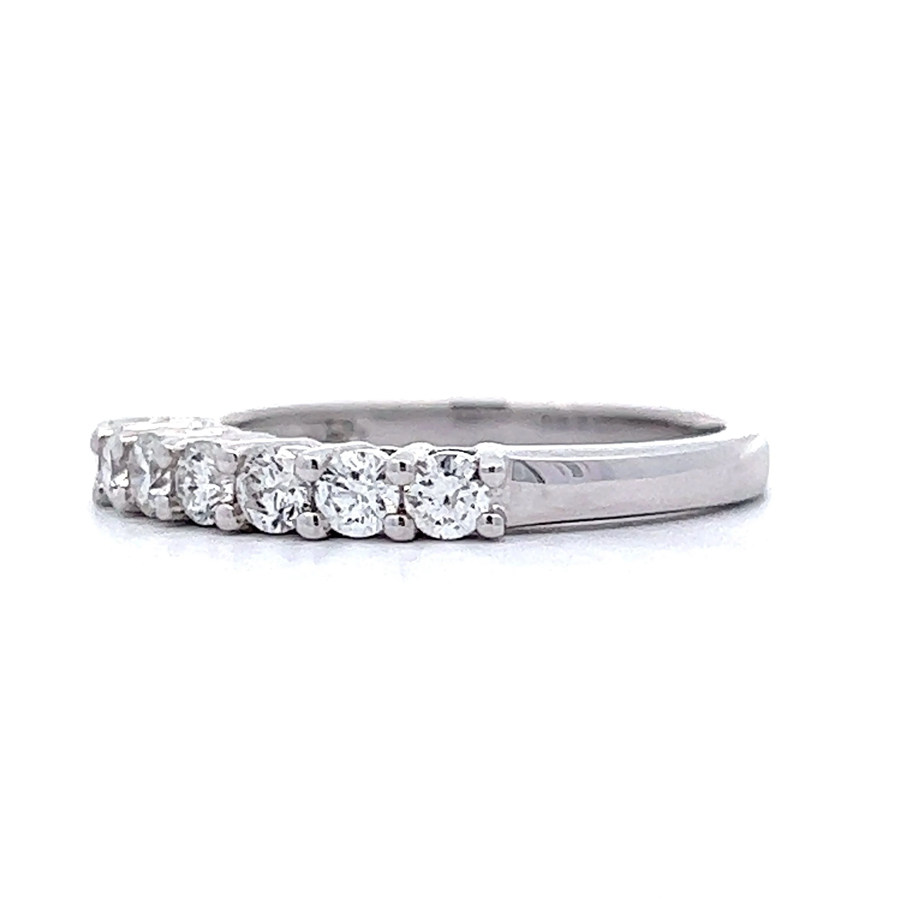 .53 Diamond Wedding Band in 14k White Gold - Image 2