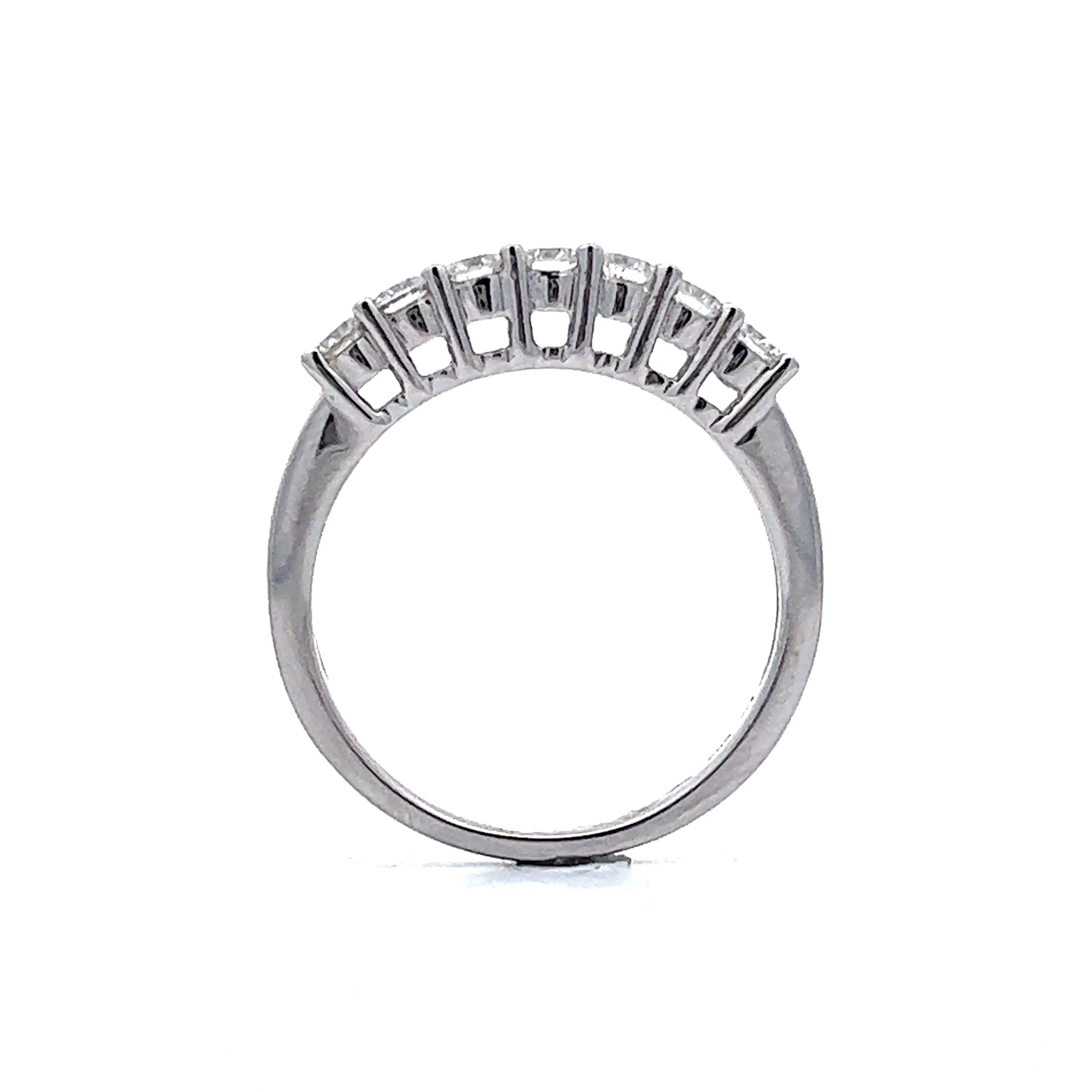.53 Diamond Wedding Band in 14k White Gold - Image 4