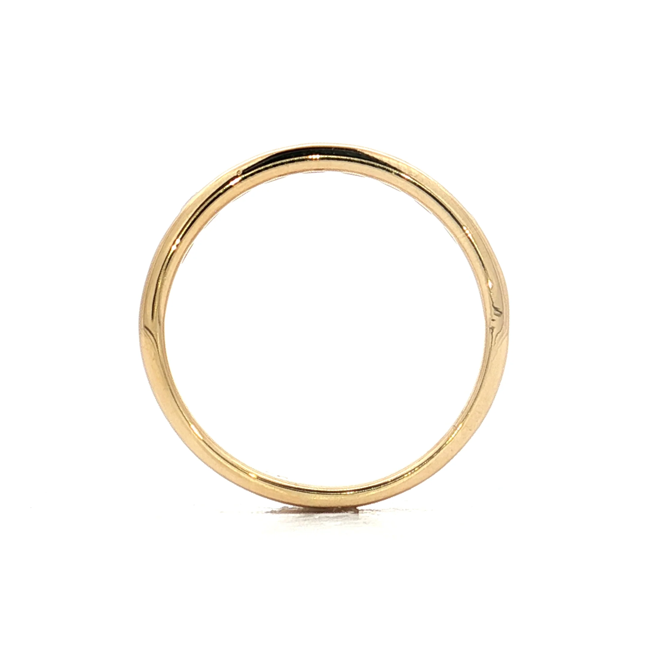 .54 Channel Set Diamond Wedding Band 14k Yellow Gold - Image 4
