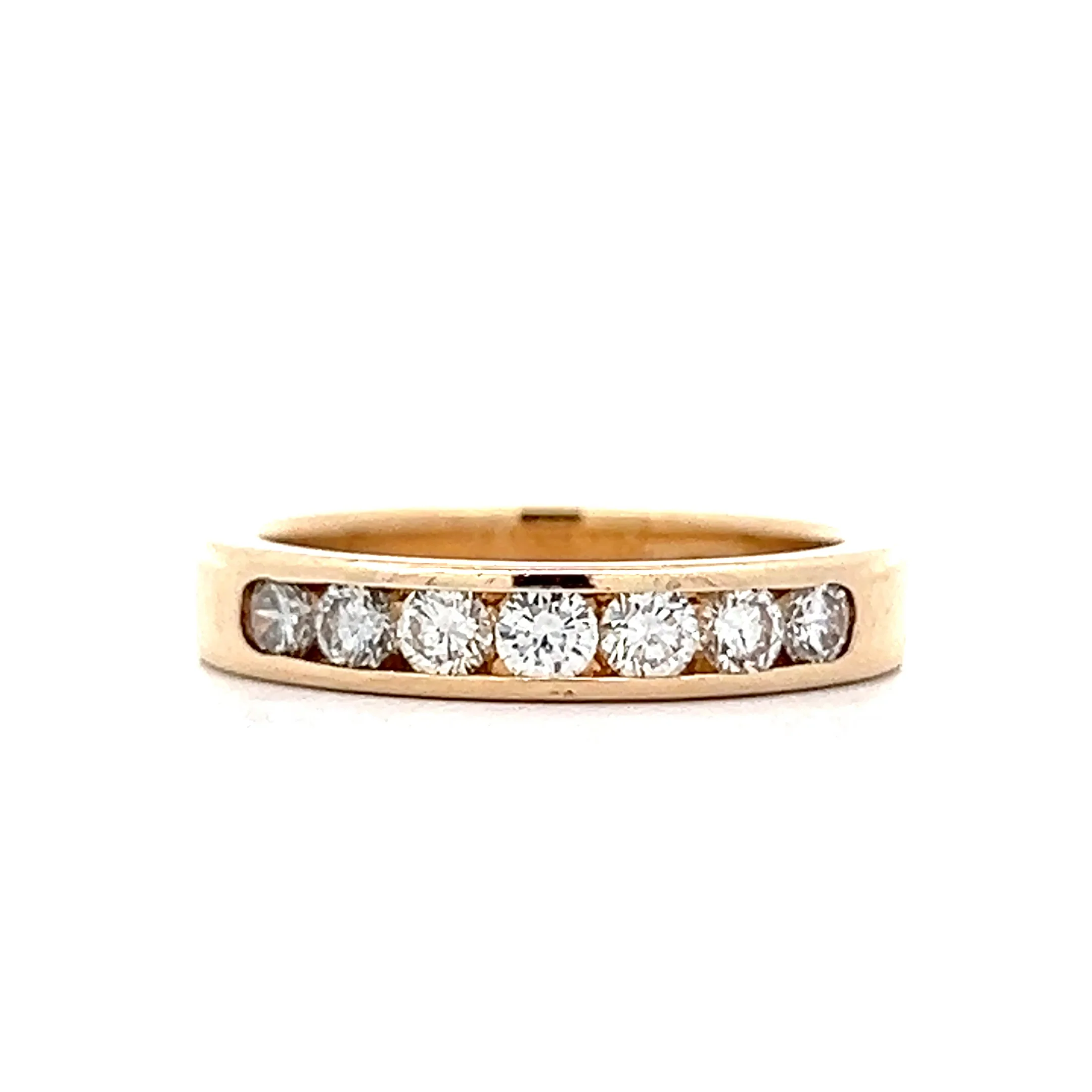 .54 Channel Set Diamond Wedding Band in 14k