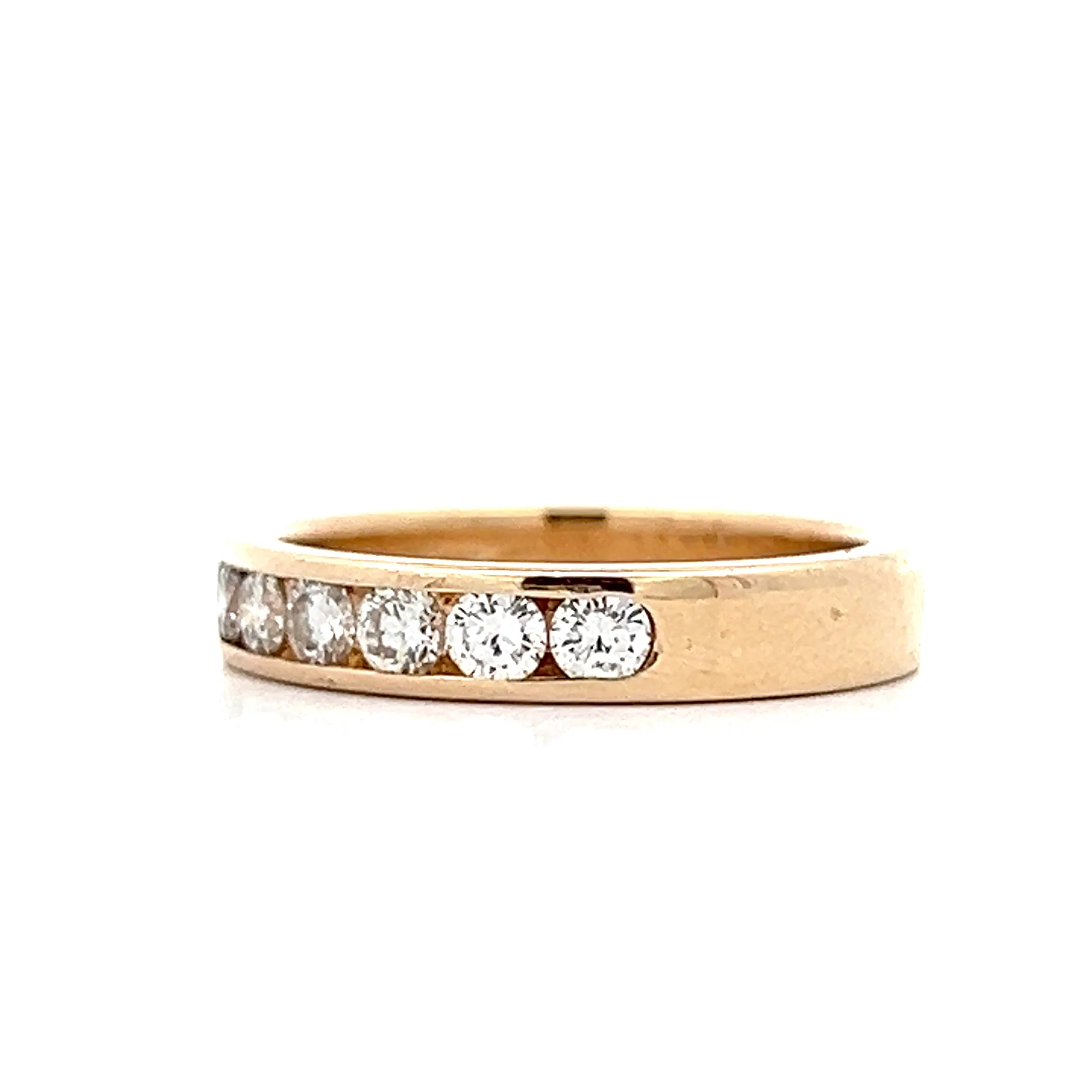 .54 Channel Set Diamond Wedding Band in 14k - Image 2