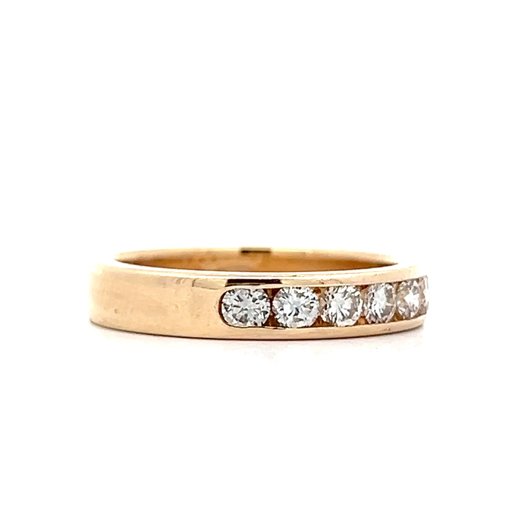 .54 Channel Set Diamond Wedding Band in 14k - Image 3