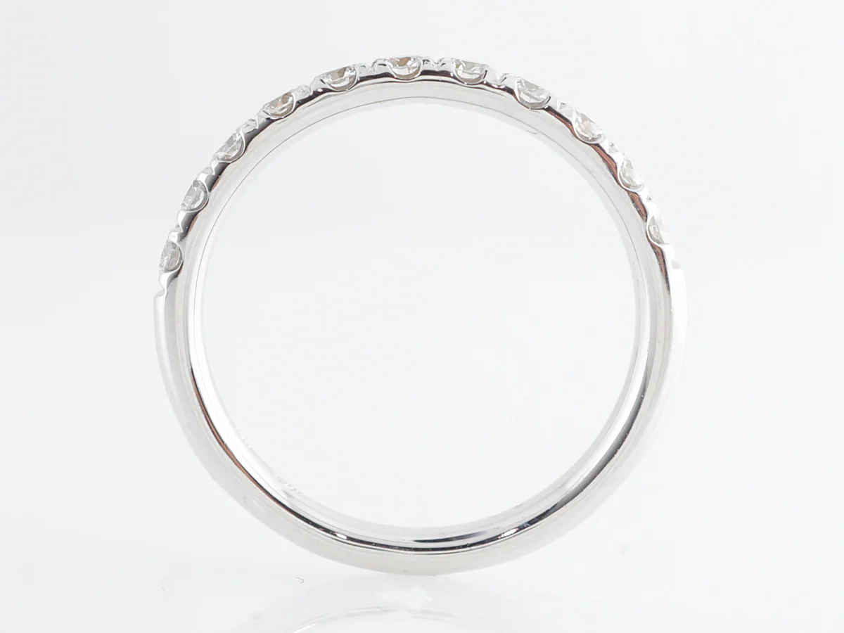 .55 Diamond Wedding Band in 14k White Gold - Image 4
