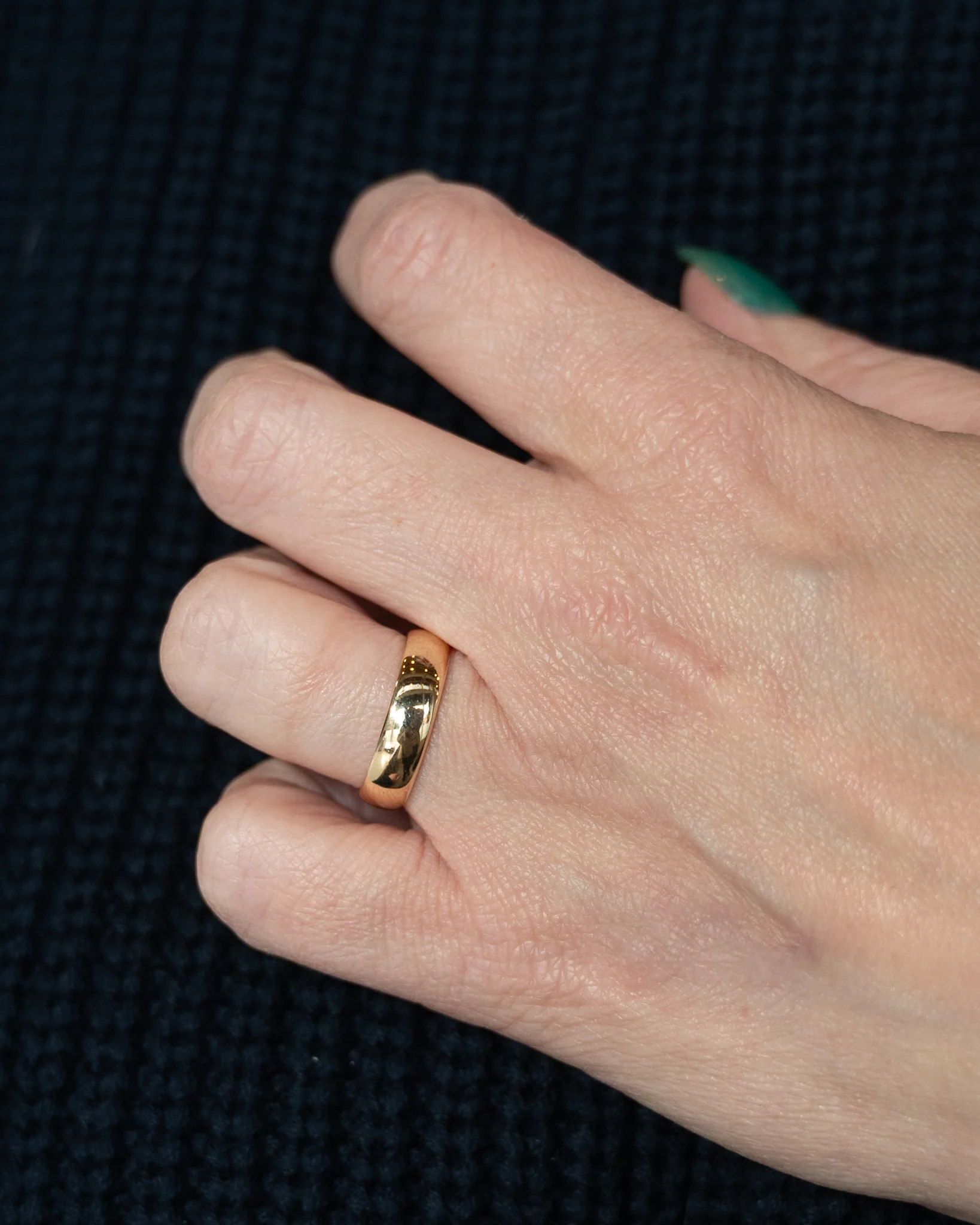5mm European Style Wedding Band in 14k - Image 7
