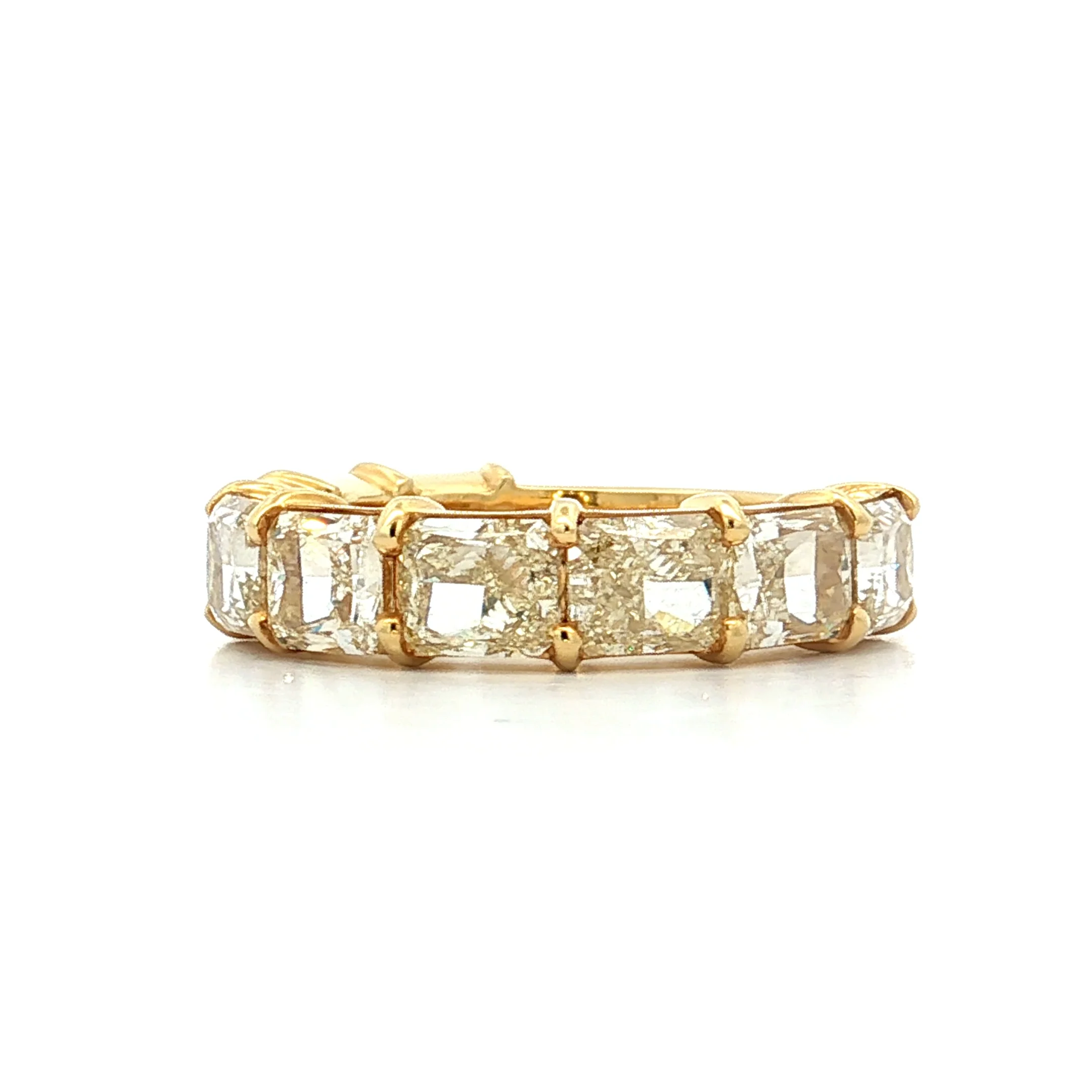 6.72 Radiant Cut Diamond Stacking Band 18k - Image 2
