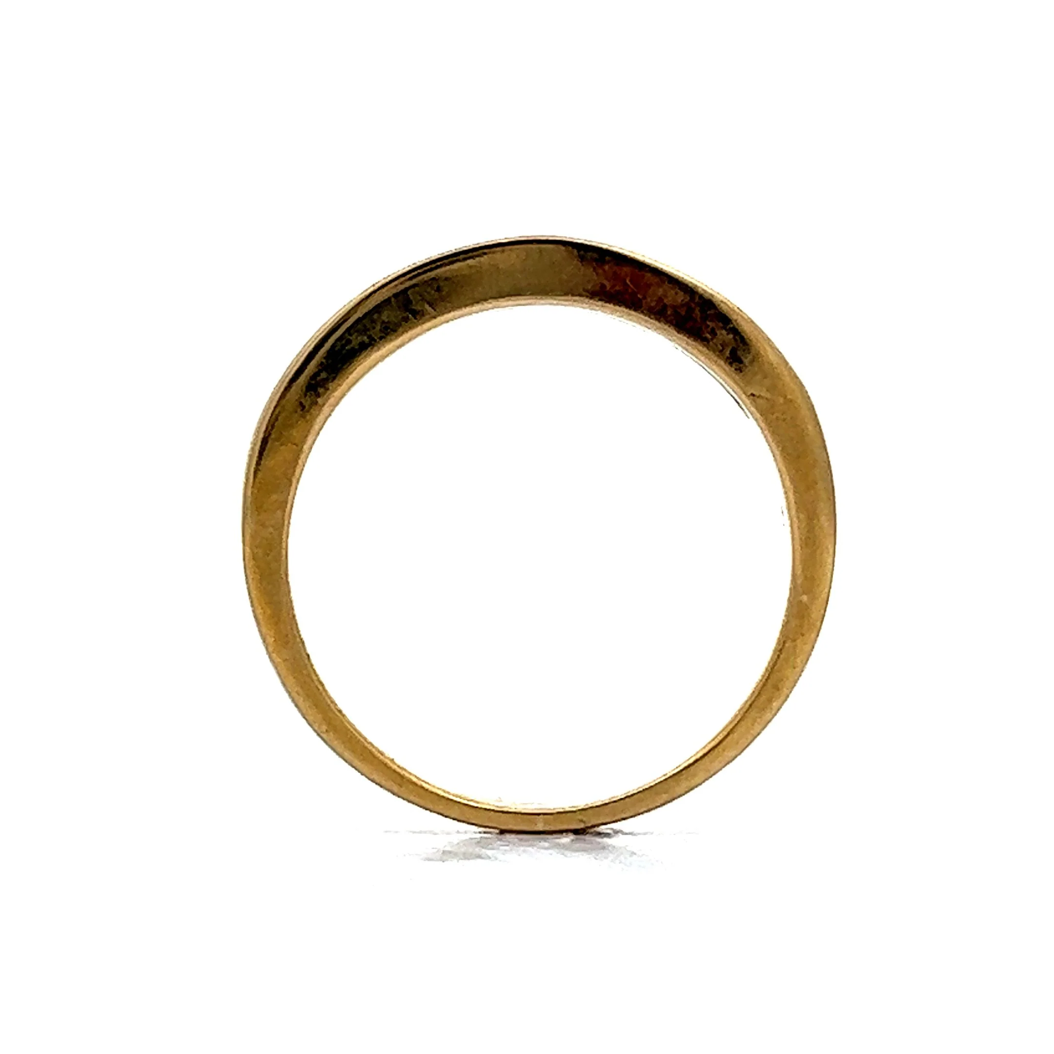 .62 Square Cut Ruby Wedding Band in 18k Yellow Gold - Image 4