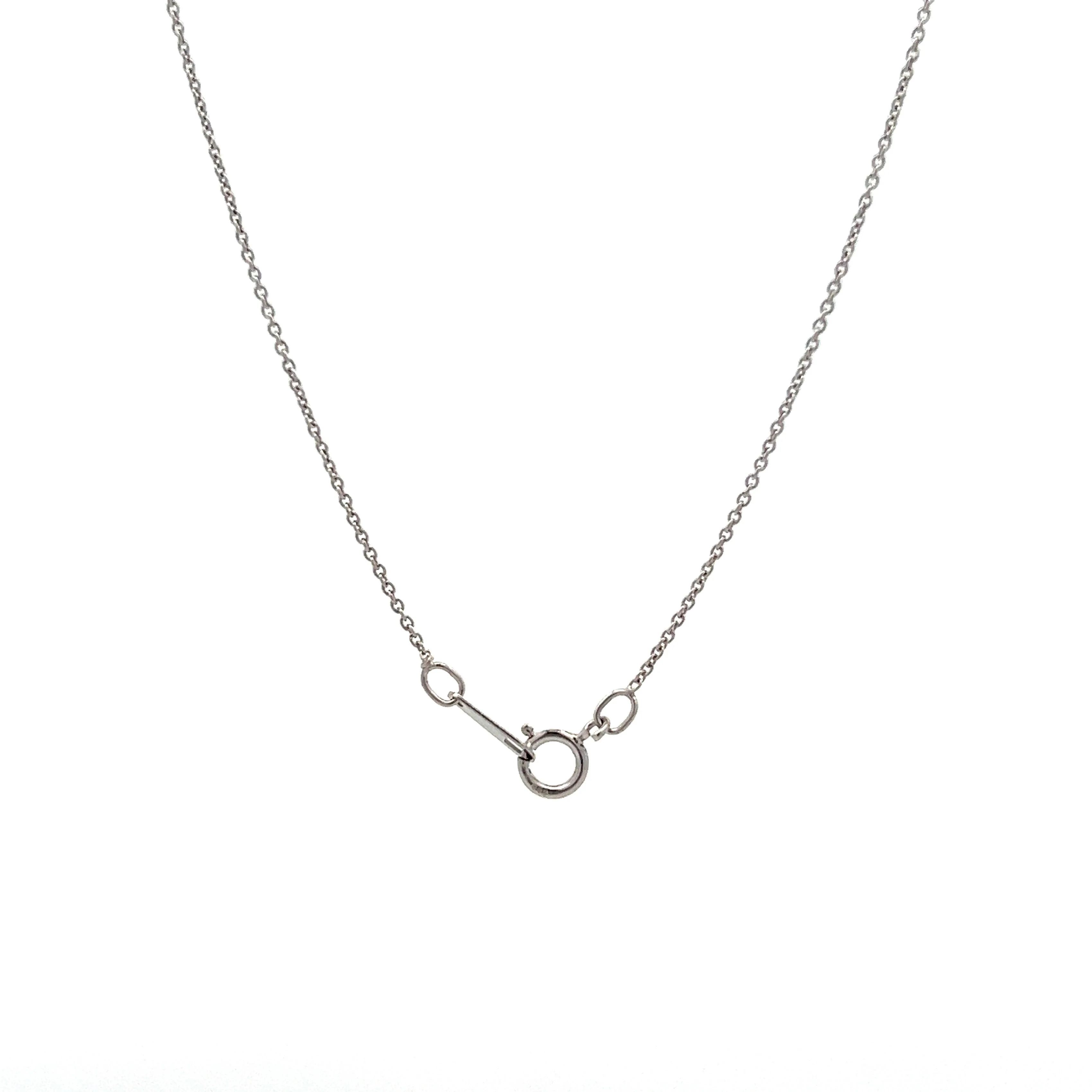 .64 Art Deco Diamond Pendant Necklace in Platinum - Image 4