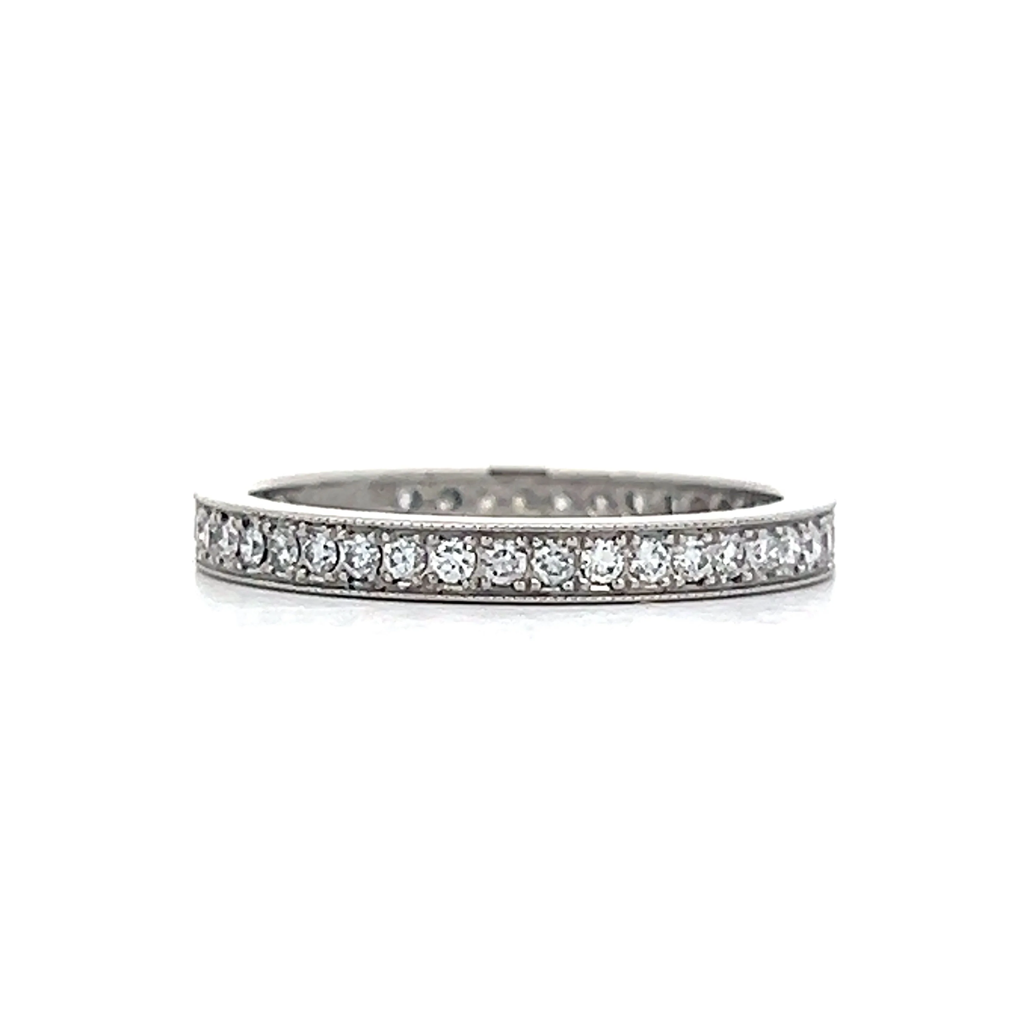 .66 Channel Set Diamond Wedding Band in Platinum - Image 2