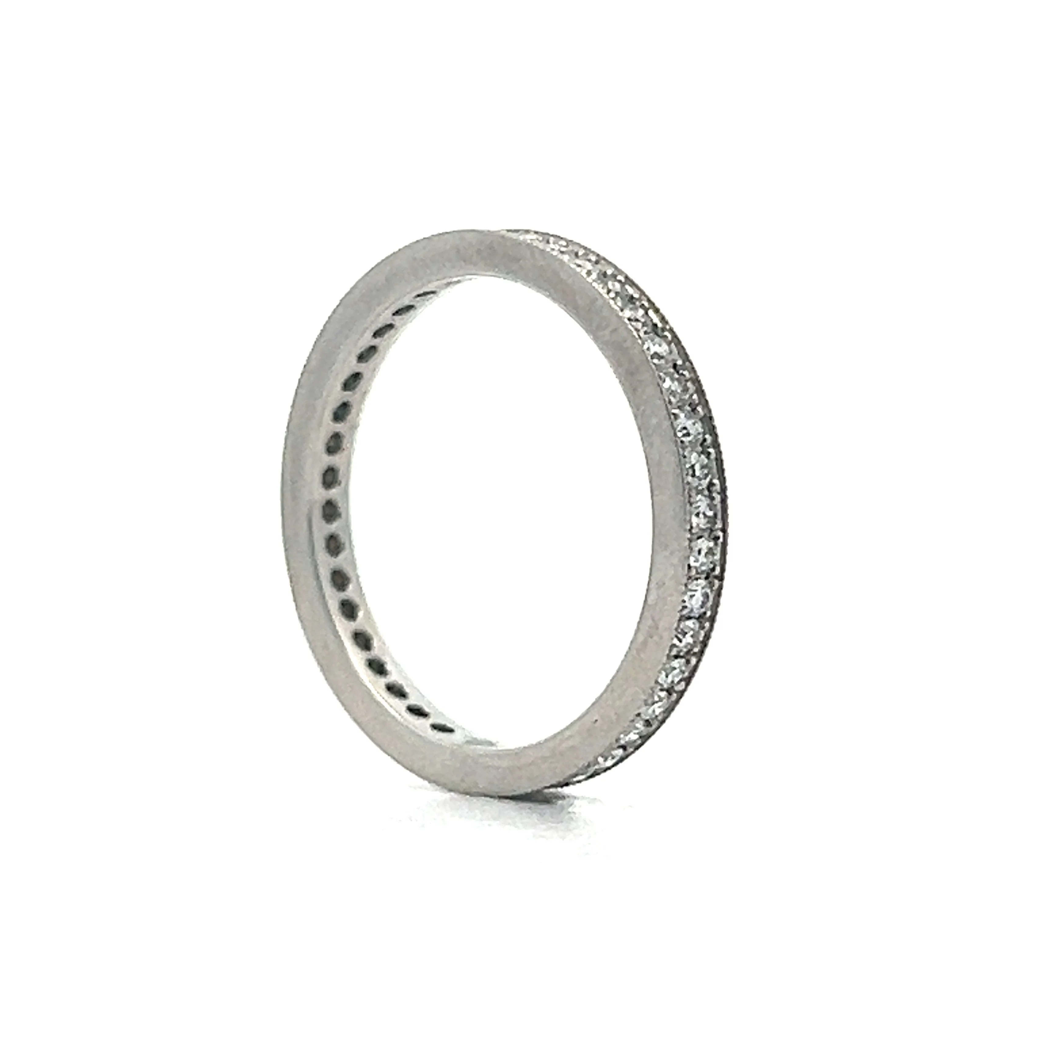 .66 Channel Set Diamond Wedding Band in Platinum - Image 5