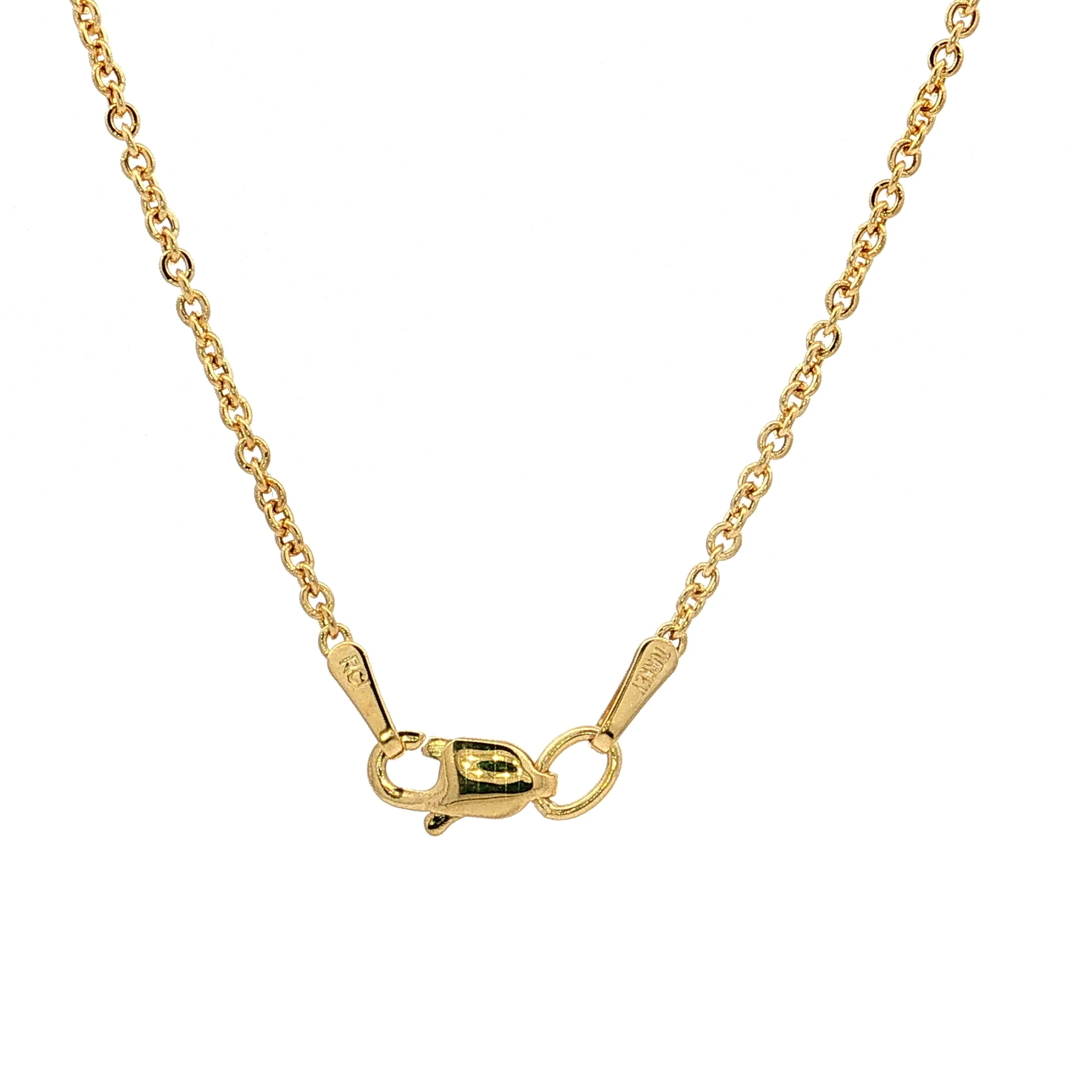 .66 Round Diamond Pendant Necklace 18k & 14k - Image 4
