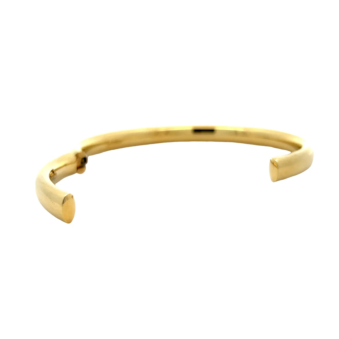 6mm Open Hinged Bangle Bracelet in 14k - Image 5