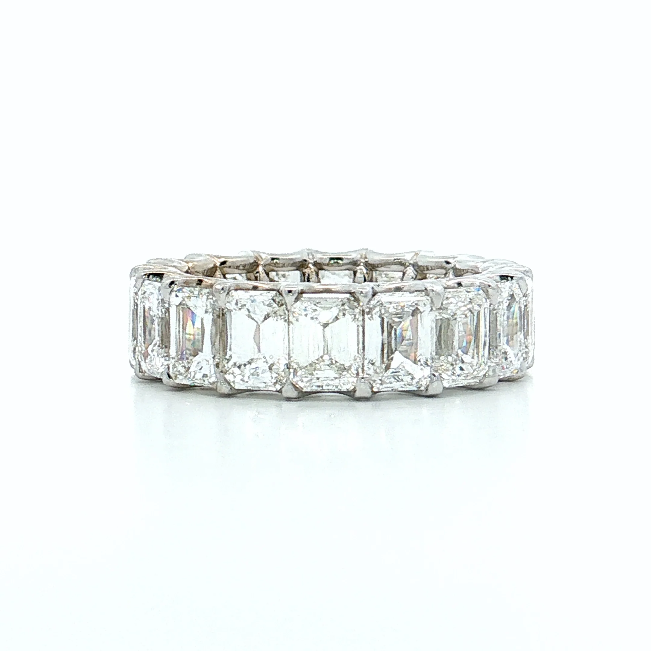 7.59 Ashoka Diamond Eternity Ring 18k White Gold - Image 3