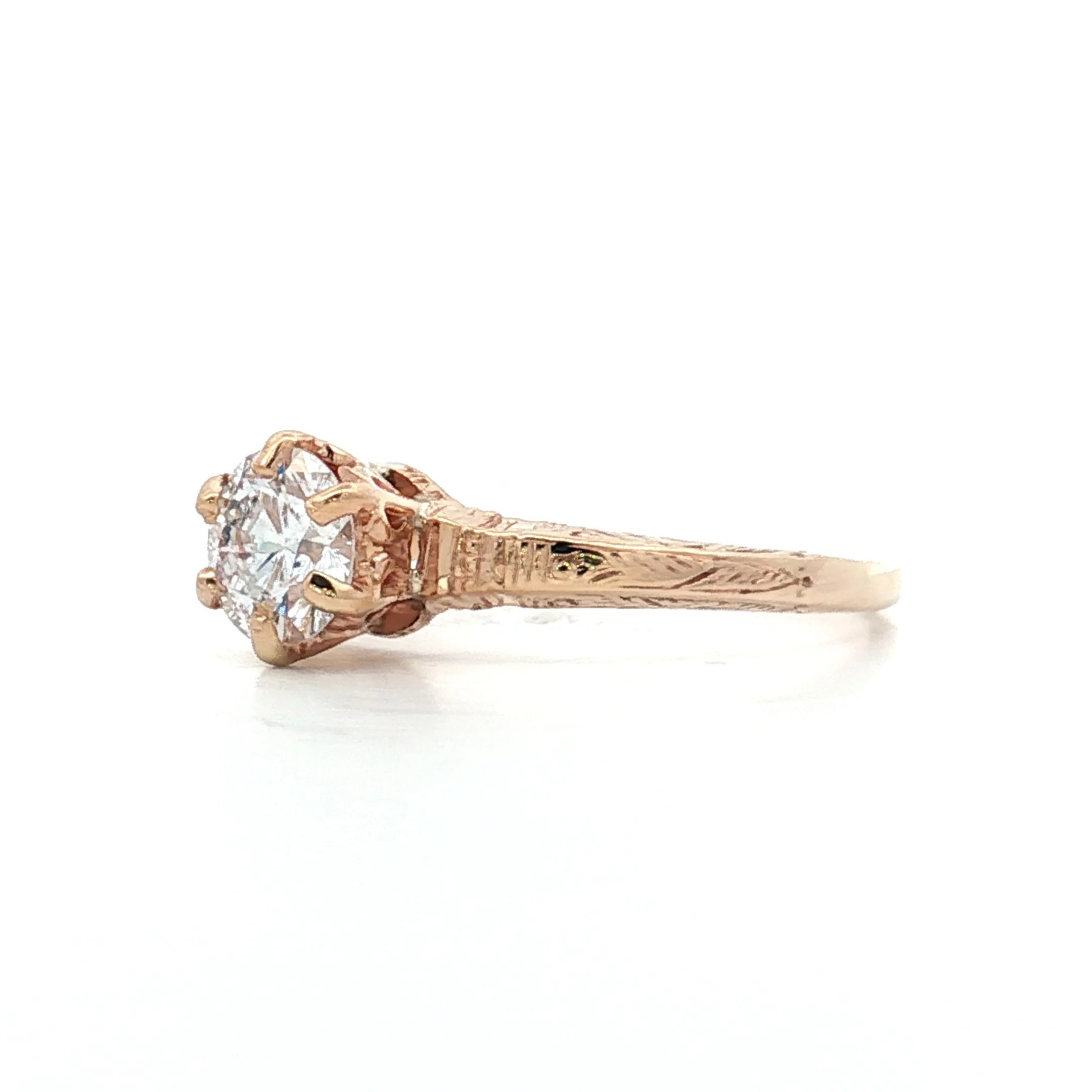 .70 Antique Victorian Euro Diamond Engagement Ring - Image 2
