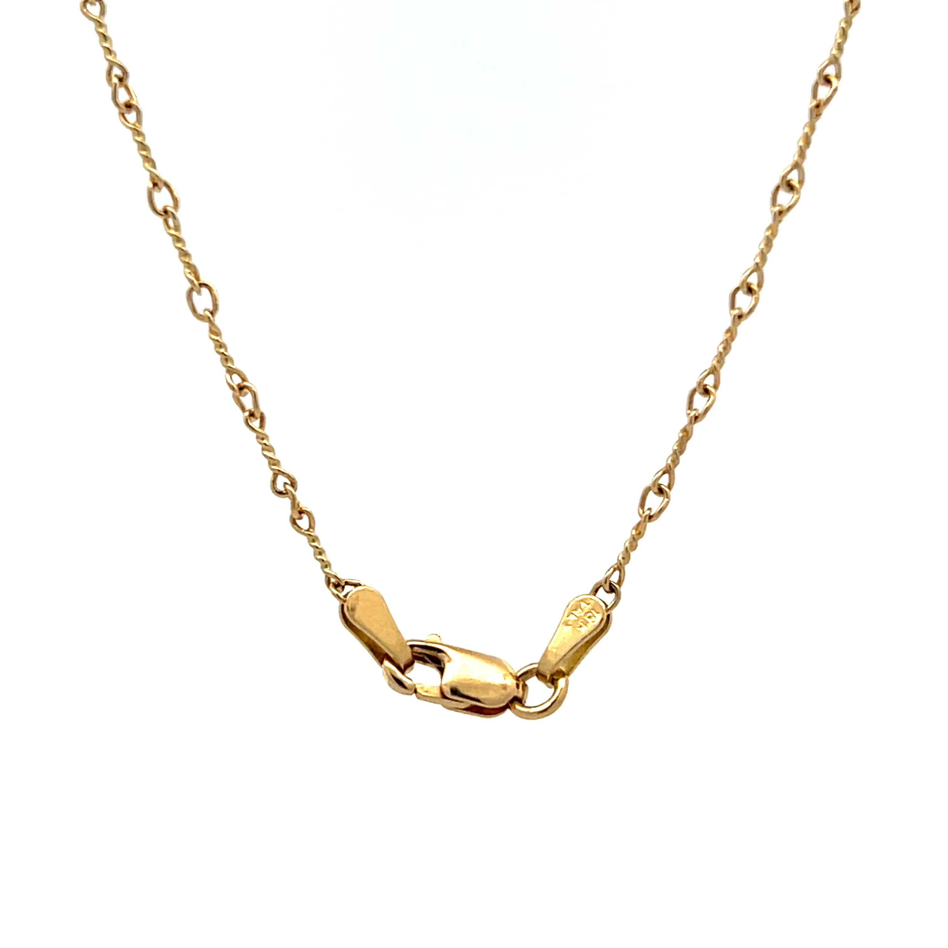.70 Salt & Pepper Diamond Slice Necklace 18k Yellow Gold - Image 4