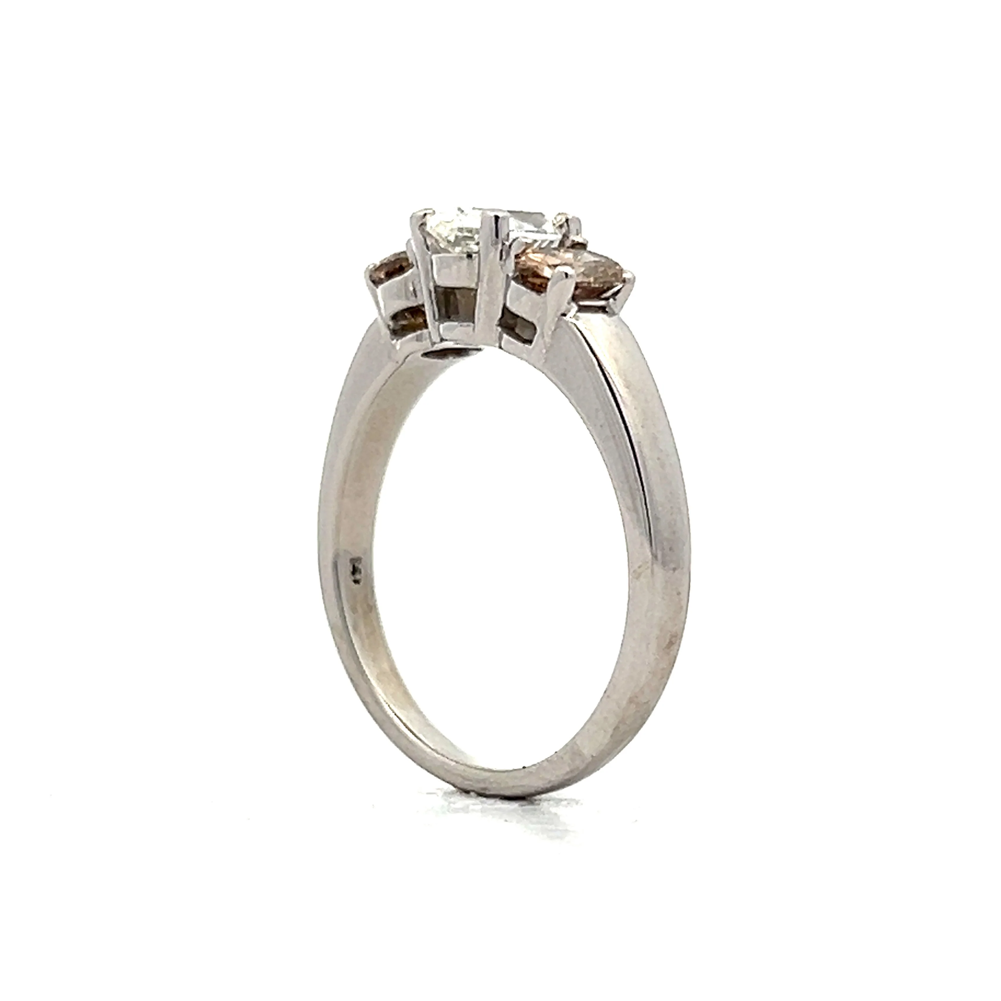 .71 Oval Diamond Three Stone Engagement Ring in 14k - Image 5