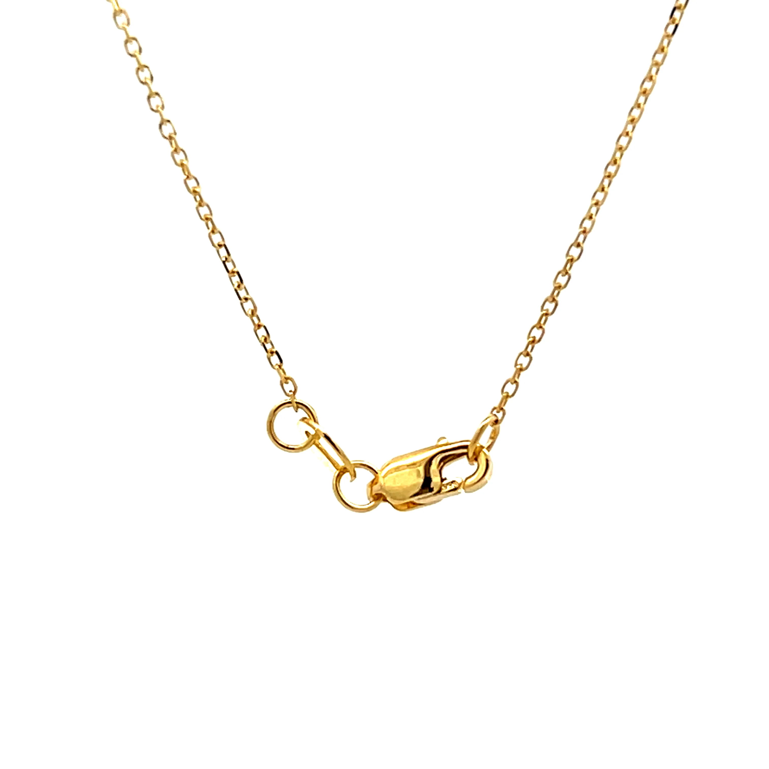 .72 Bezel Set Diamond Pendant Necklace in 14k - Image 4