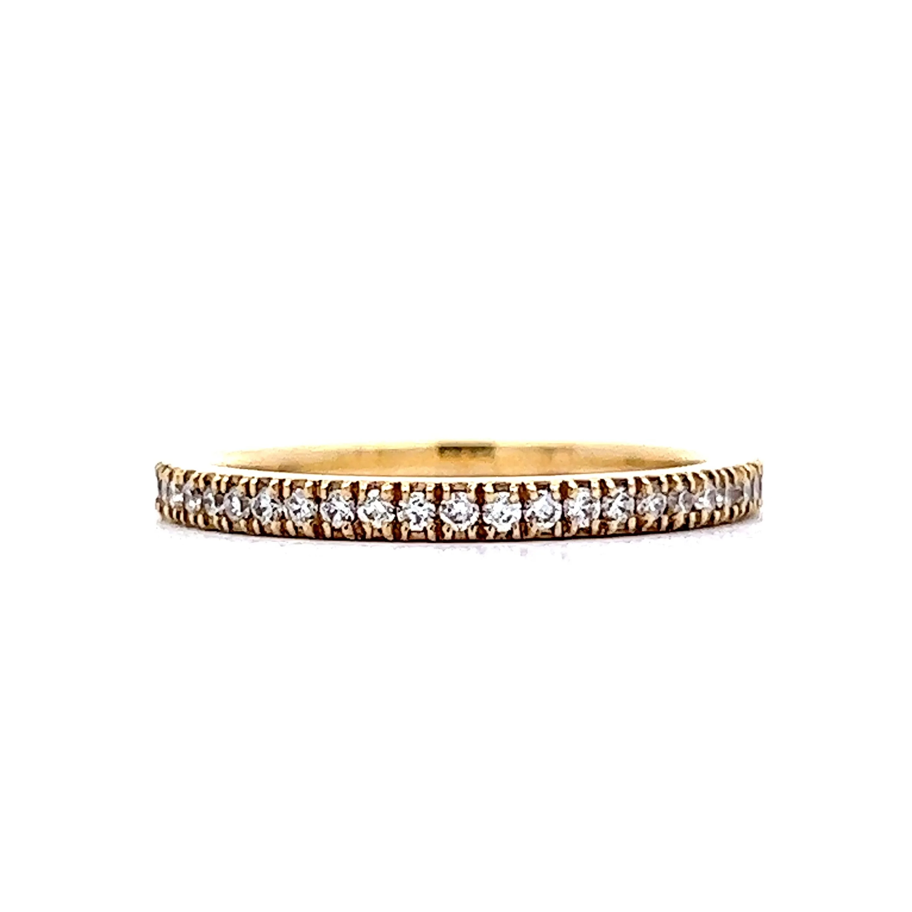 .72 Diamond Eternity Wedding Band in 14k Yellow Gold