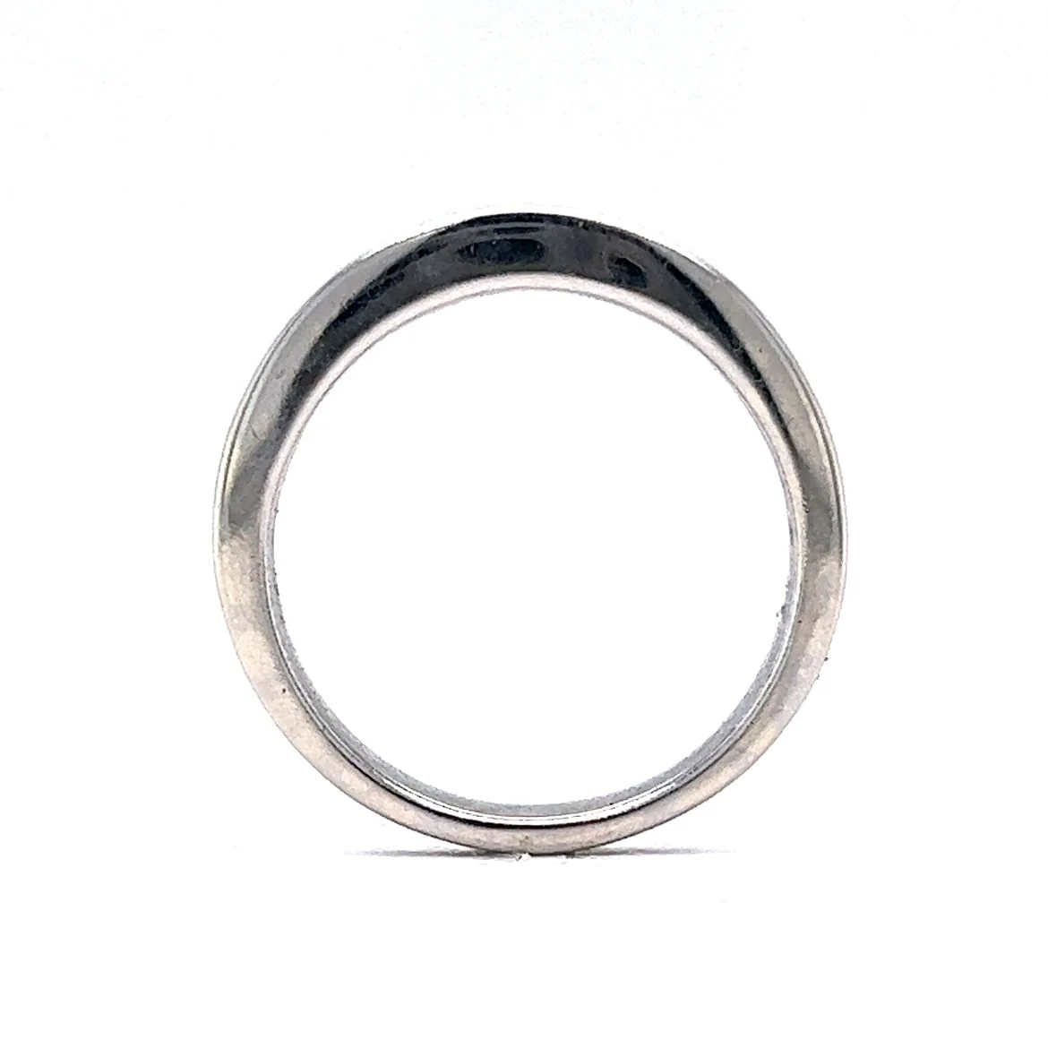 .72 Round Diamond Wedding Band in 14k White Gold - Image 4