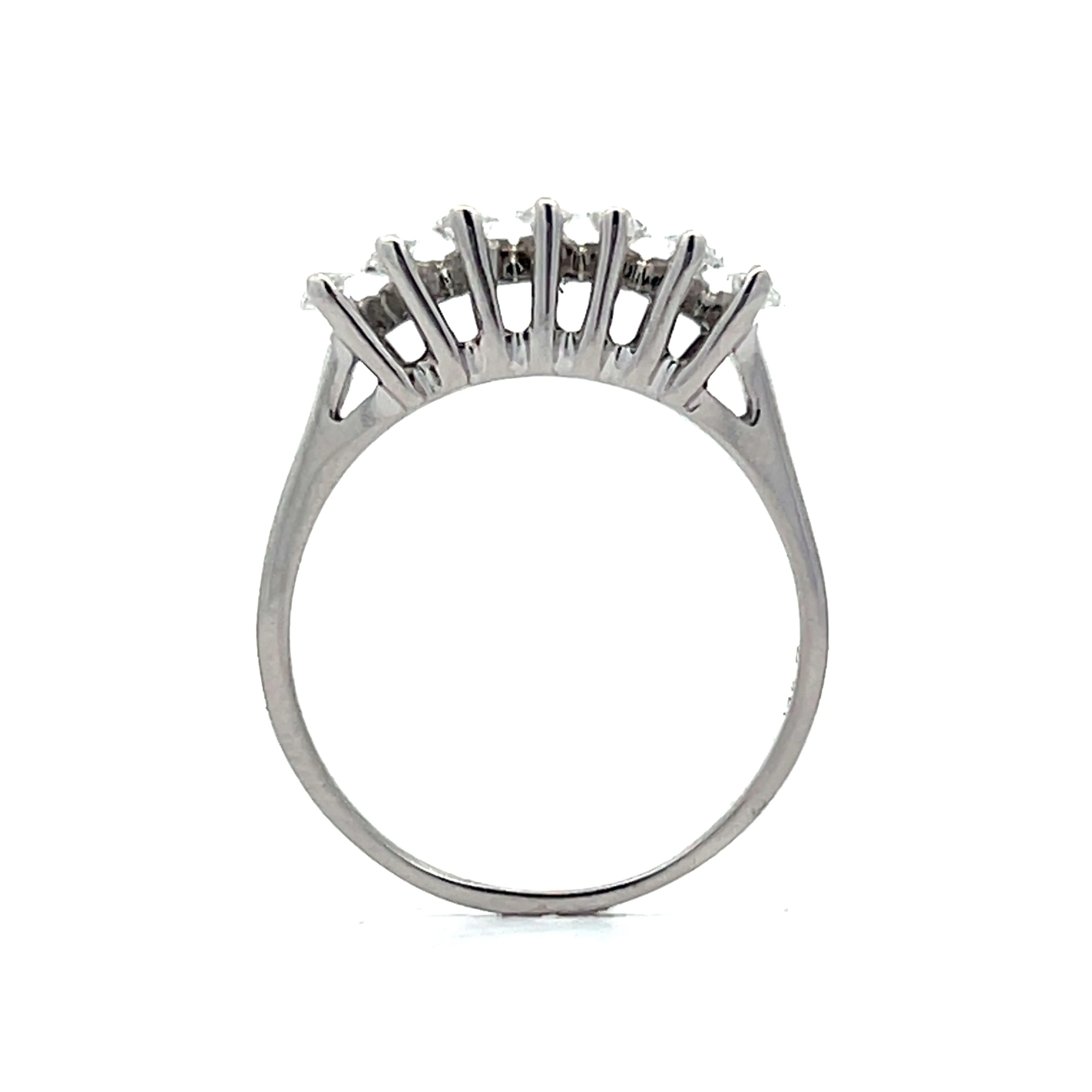 .77 Marquise Cut Diamond Stacking Band in 14k - Image 4