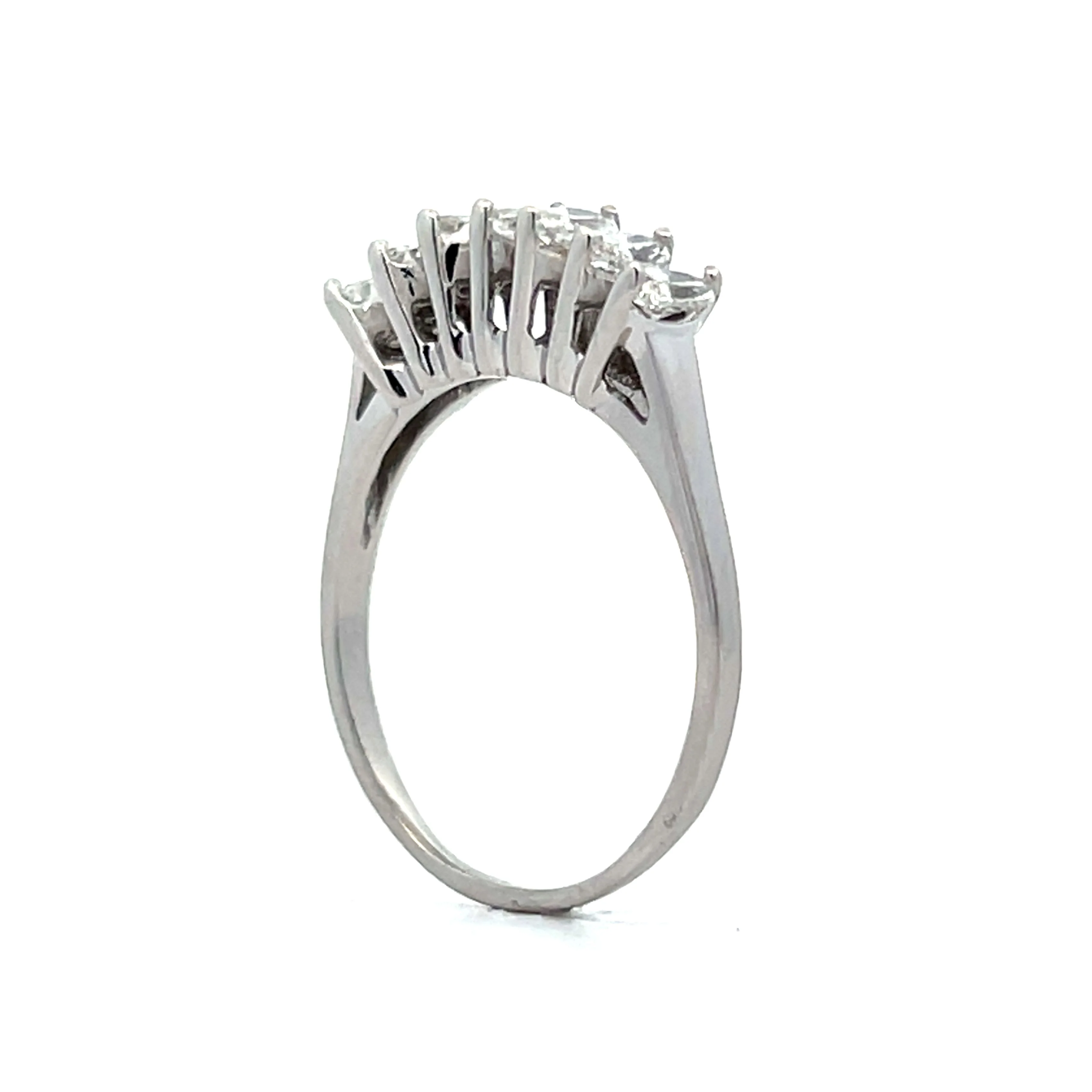 .77 Marquise Cut Diamond Stacking Band in 14k - Image 5