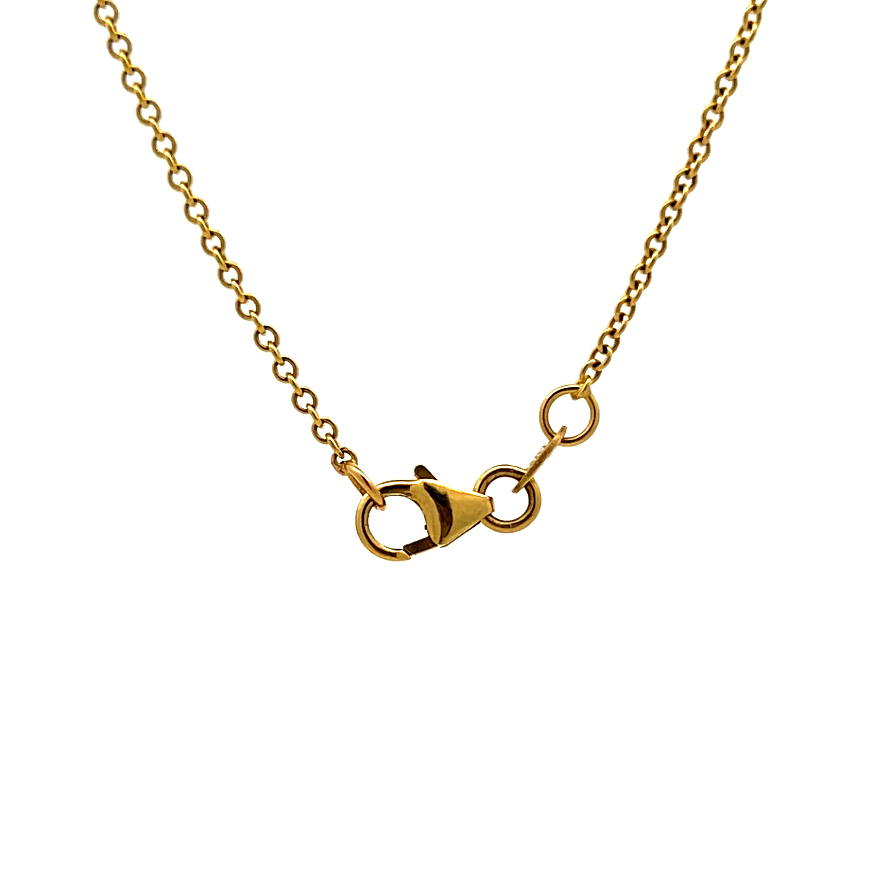 .81 Diamond Bar Pendant Necklace in 14k - Image 4