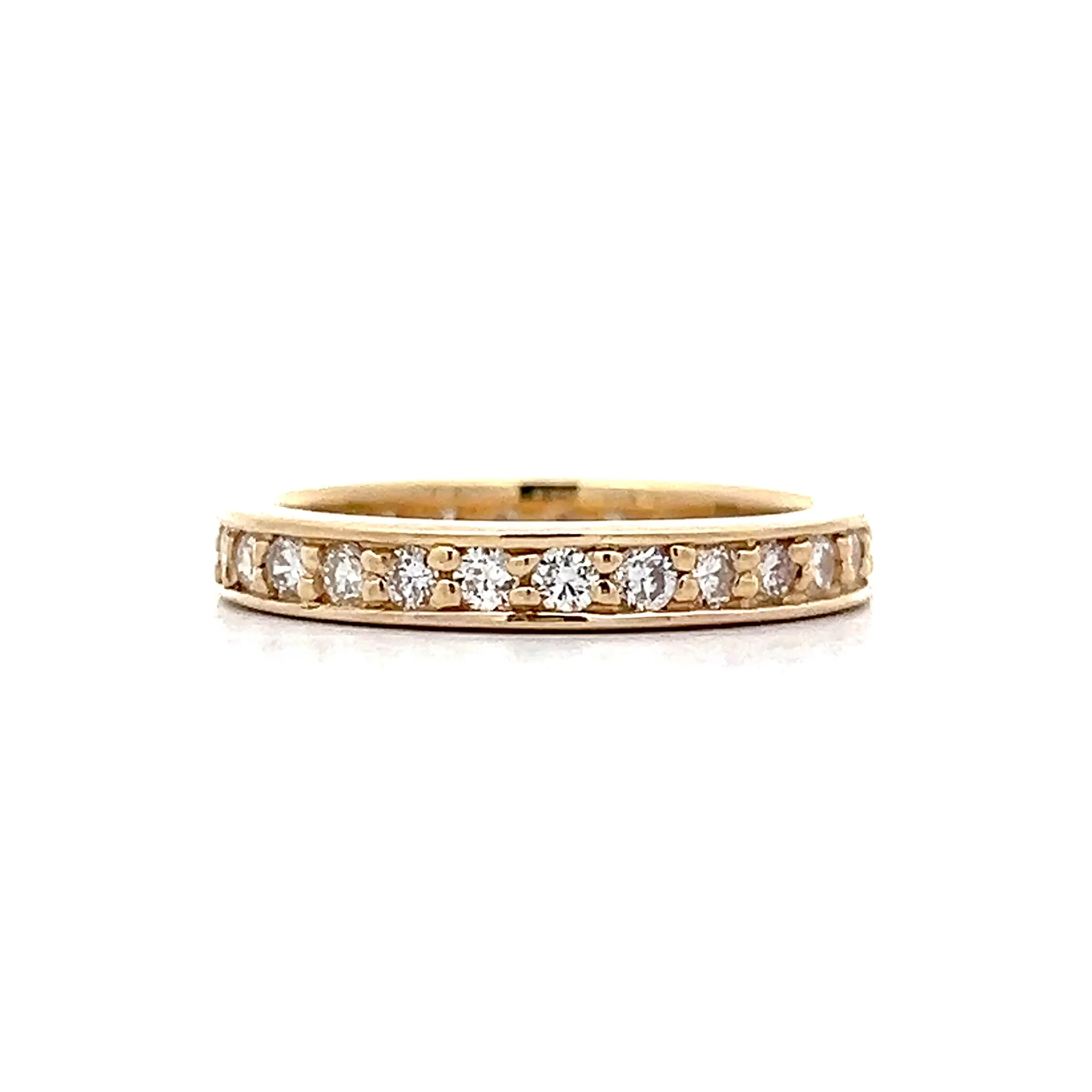 .81 Round Brilliant Diamond Eternity Band in 14k