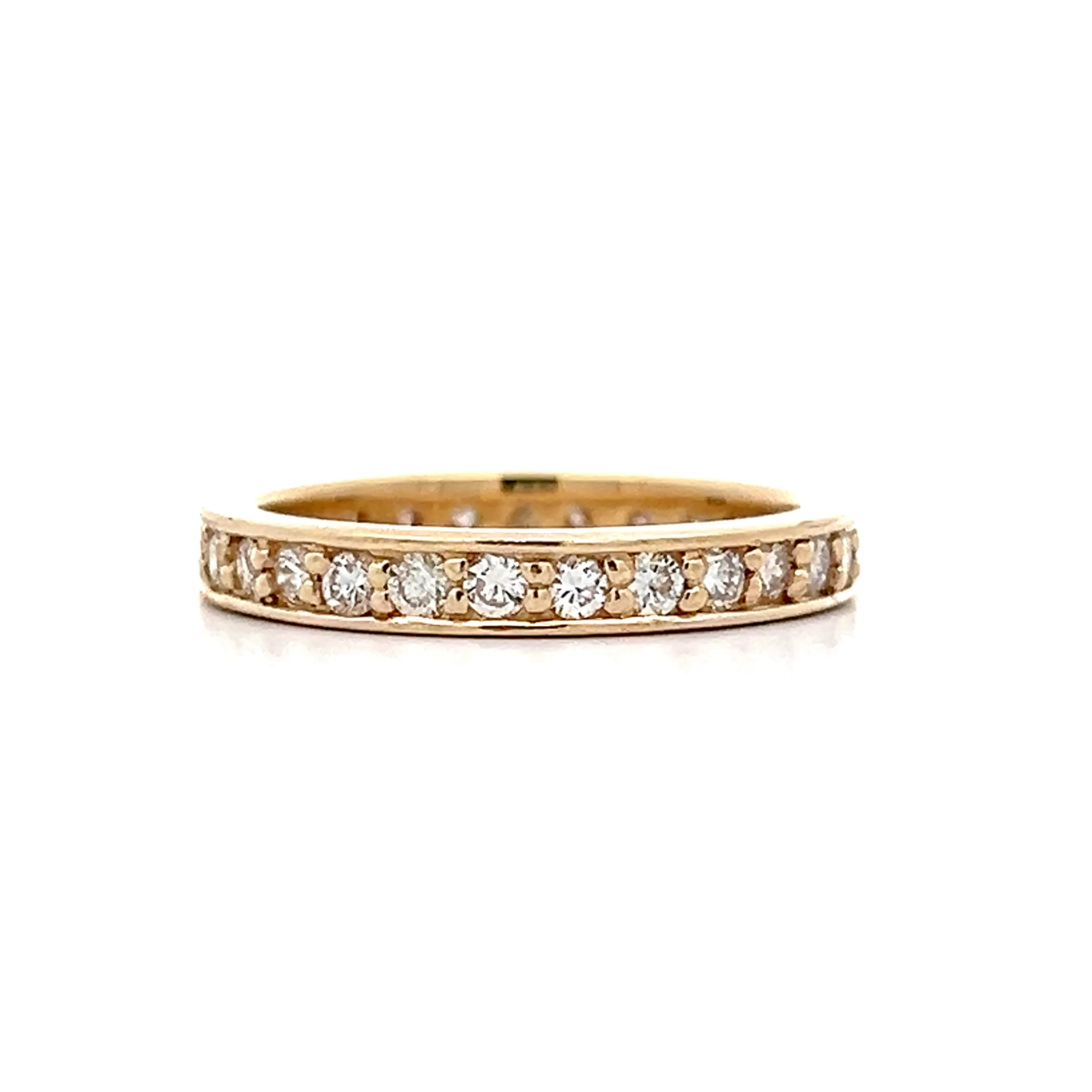 .81 Round Brilliant Diamond Eternity Band in 14k - Image 3