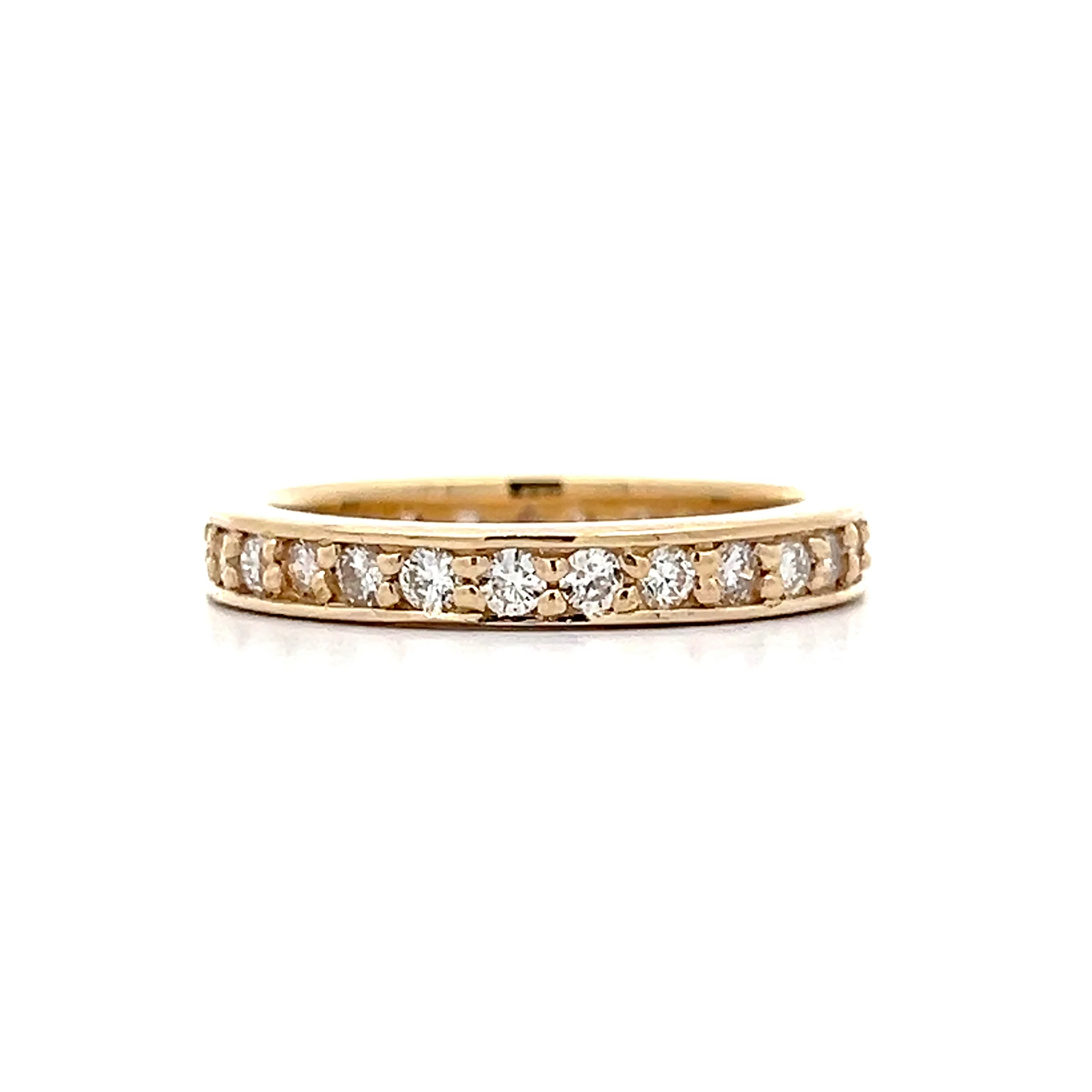 .81 Round Brilliant Diamond Eternity Band in 14k - Image 4