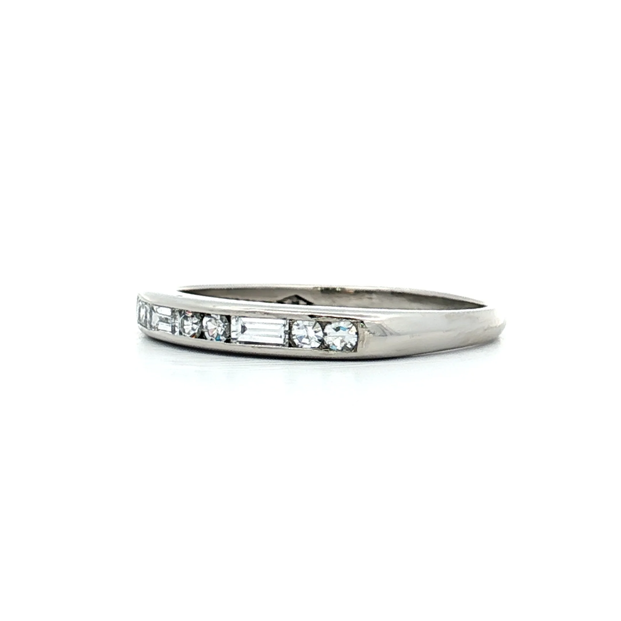 .84 Vintage Diamond Engagement Ring & Band in Platinum - Image 10