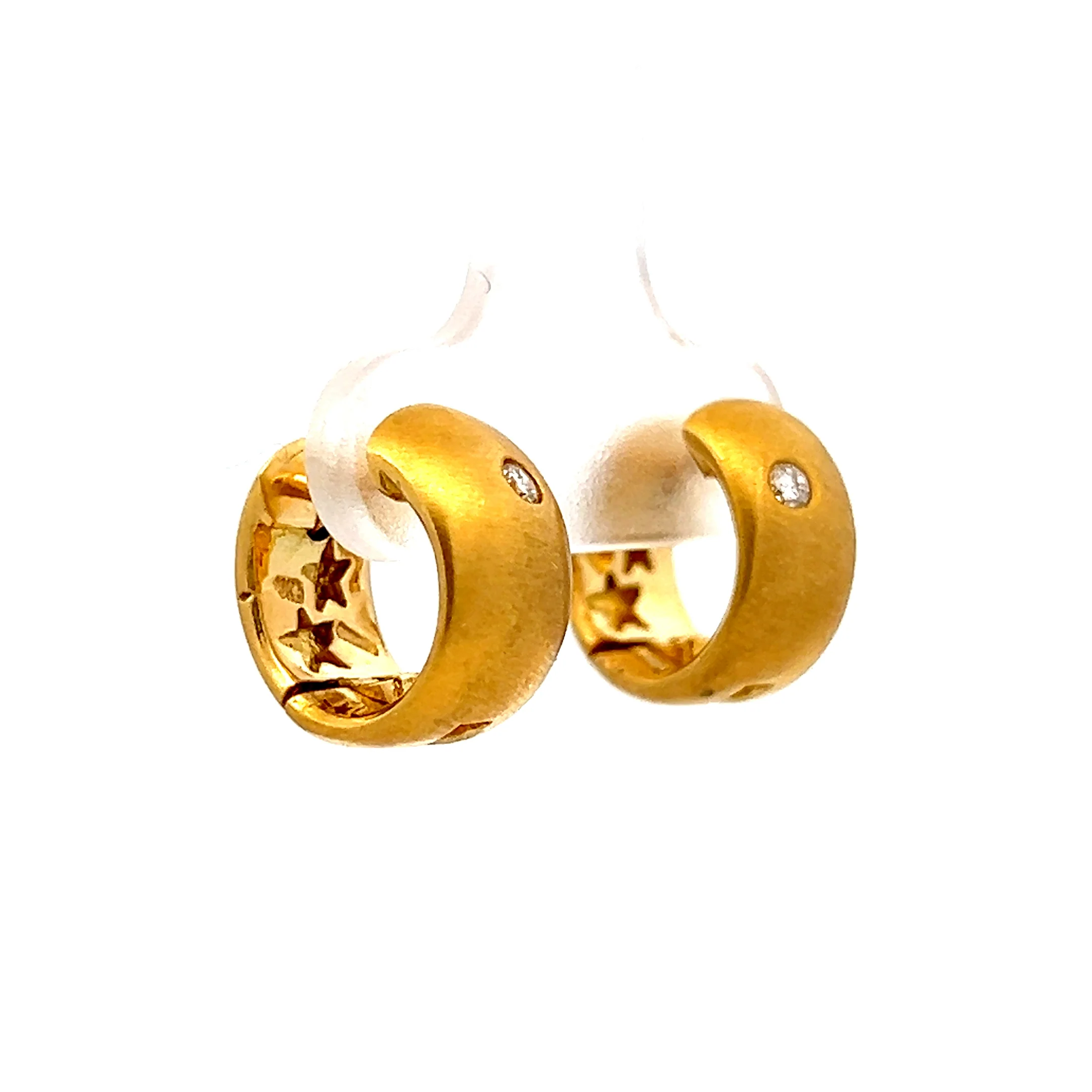 9.40 H. Stern Amethyst Convertible Hoop Earrings 18k - Image 5