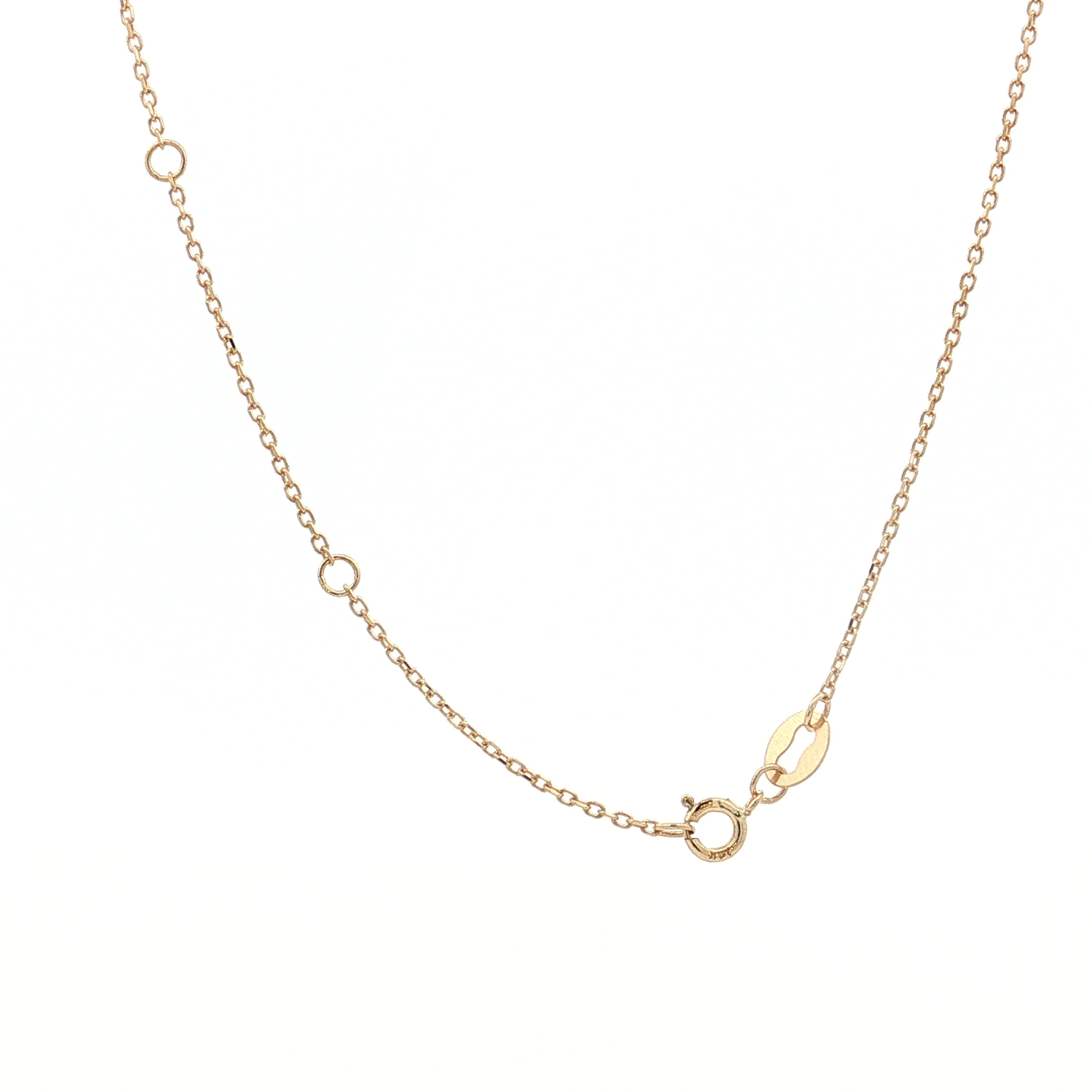 .94 Diamond Cross Pendant 14k Yellow Gold - Image 4