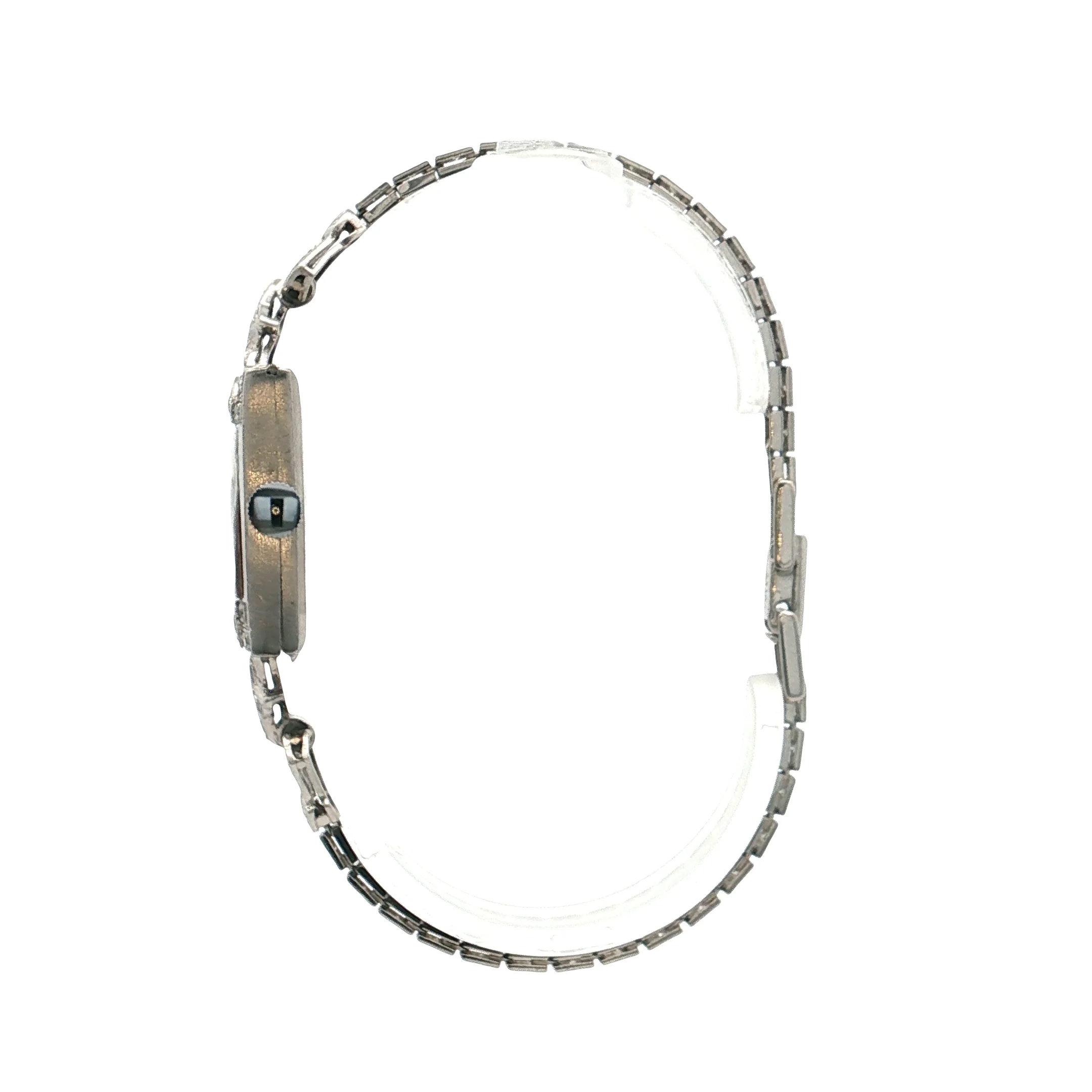 .95 Antique Art Deco Diamond Ladies Watch in Platinum - Image 2