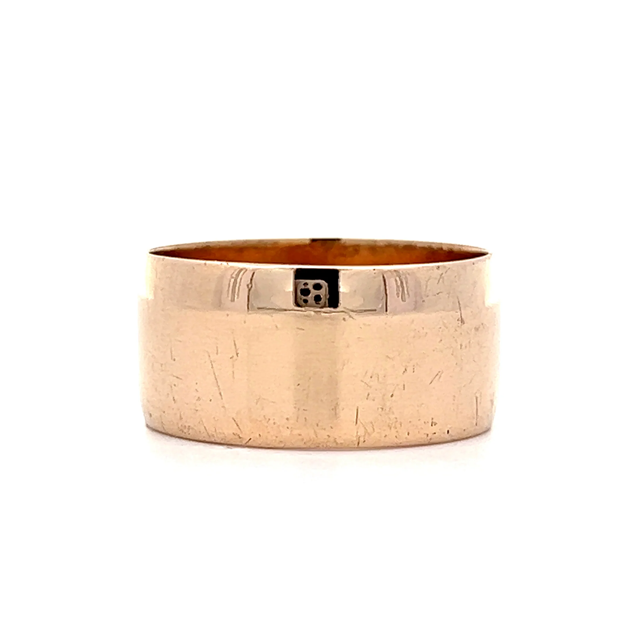9mm Victorian Wedding Band in 14k Rose Gold - Image 3