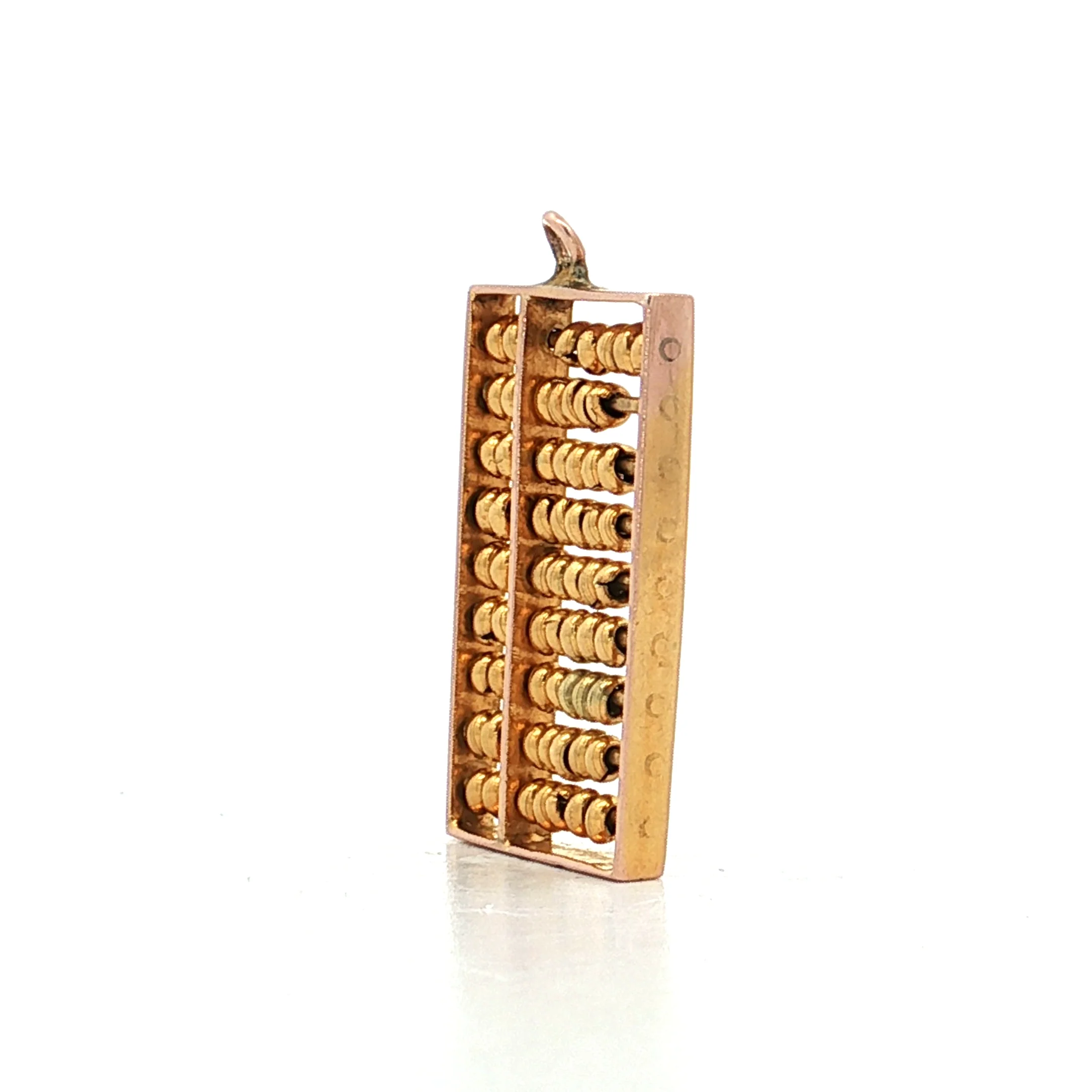 Abacus Charm 14k Yellow Gold - Image 2